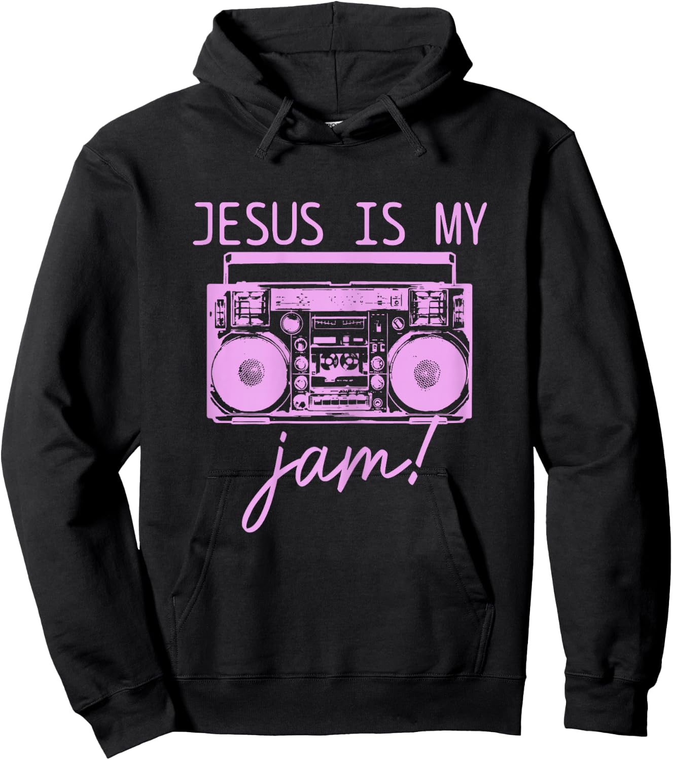 Jesus Christian Music Funny Bible Pastor Faith Hoodie - Hoodie | Black
