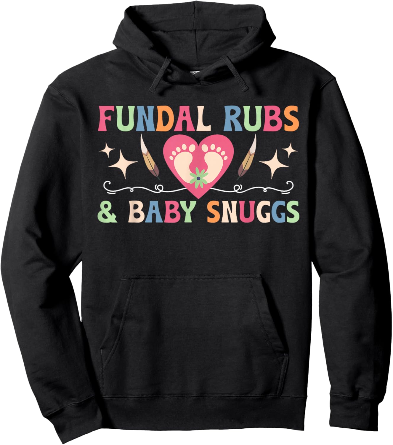Mother Baby Nurse Best Mom Baby Nurse Postpartum Nurse Hoodie - Hoodie | Black