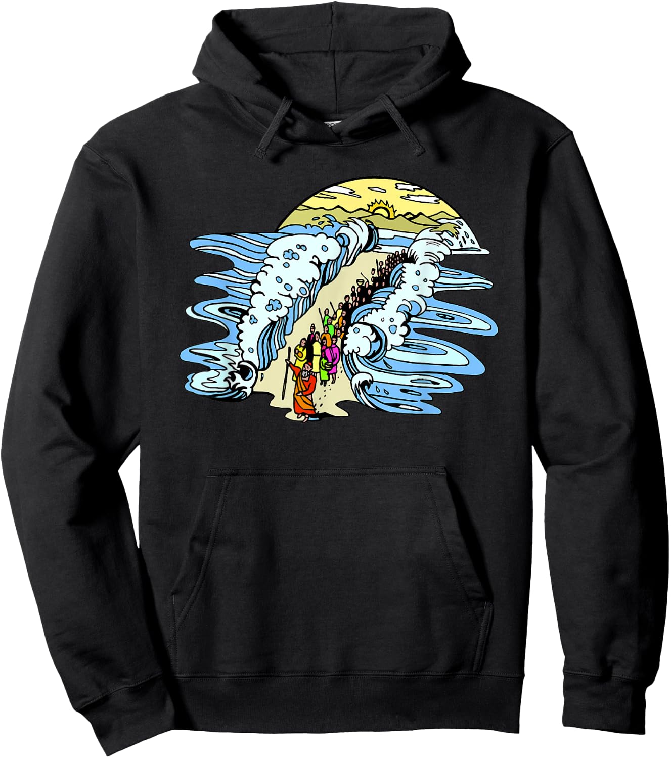 Moses Moshe Red Sea Hoodie - Hoodie | Black