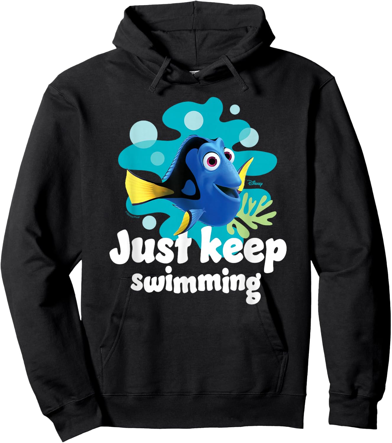 Finding Nemo - Dory Just Keep Swimming Hoodie - Hoodie | Black