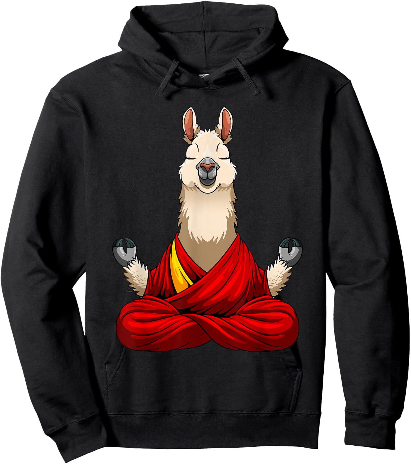 Cute Llama Design Women Alpaca Animal Llama Lovers Hoodie - Hoodie | Black
