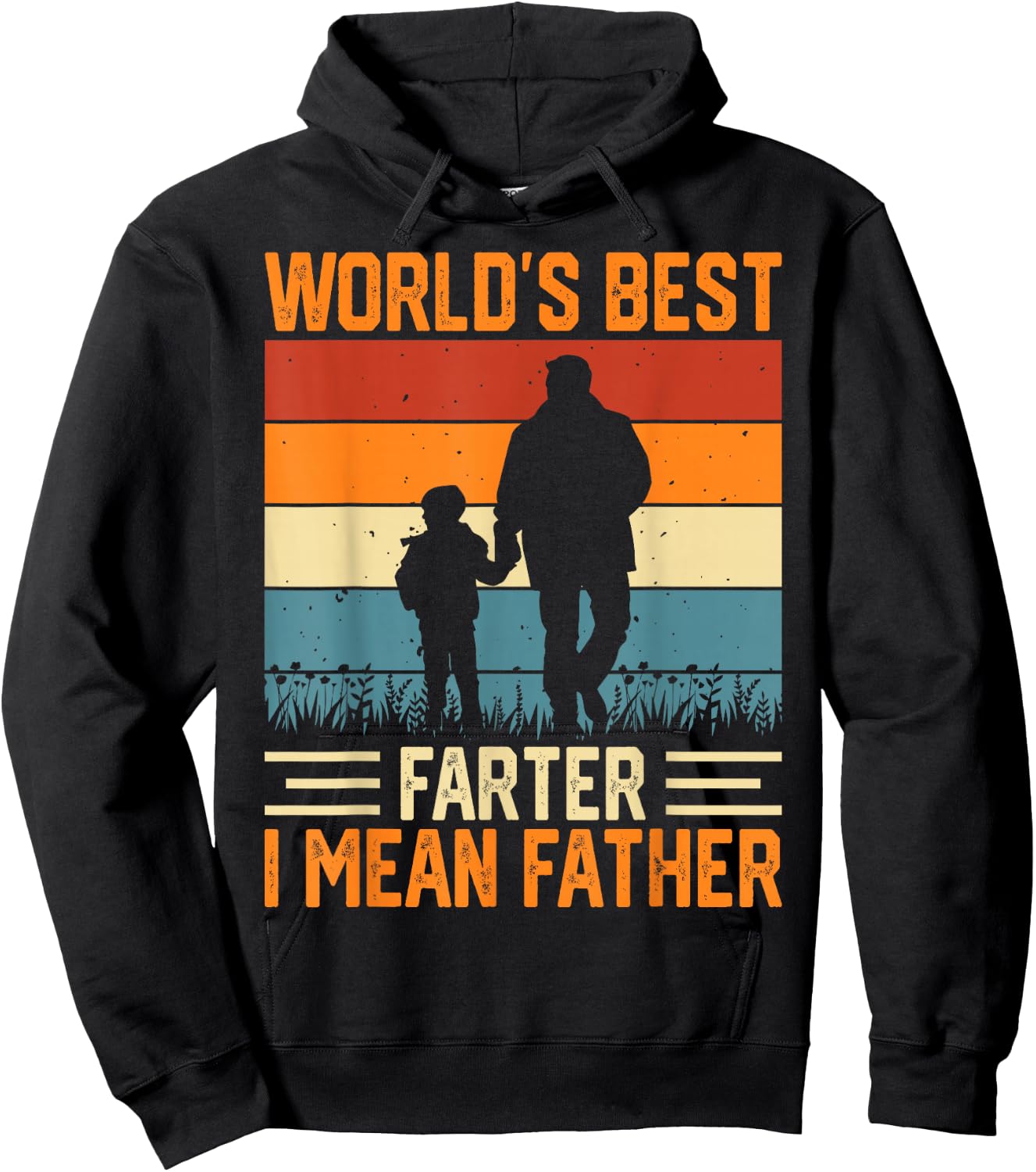 Worlds Best Farter I Mean Father Hoodie - Hoodie | Black
