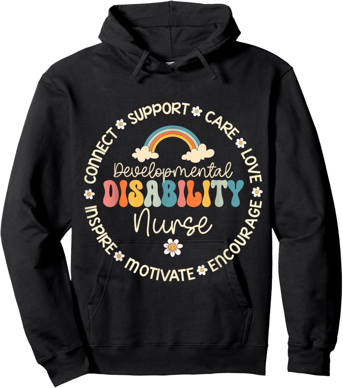 Developmental Disability Nurse Week Back to School Hoodie - Hoodie | Black
