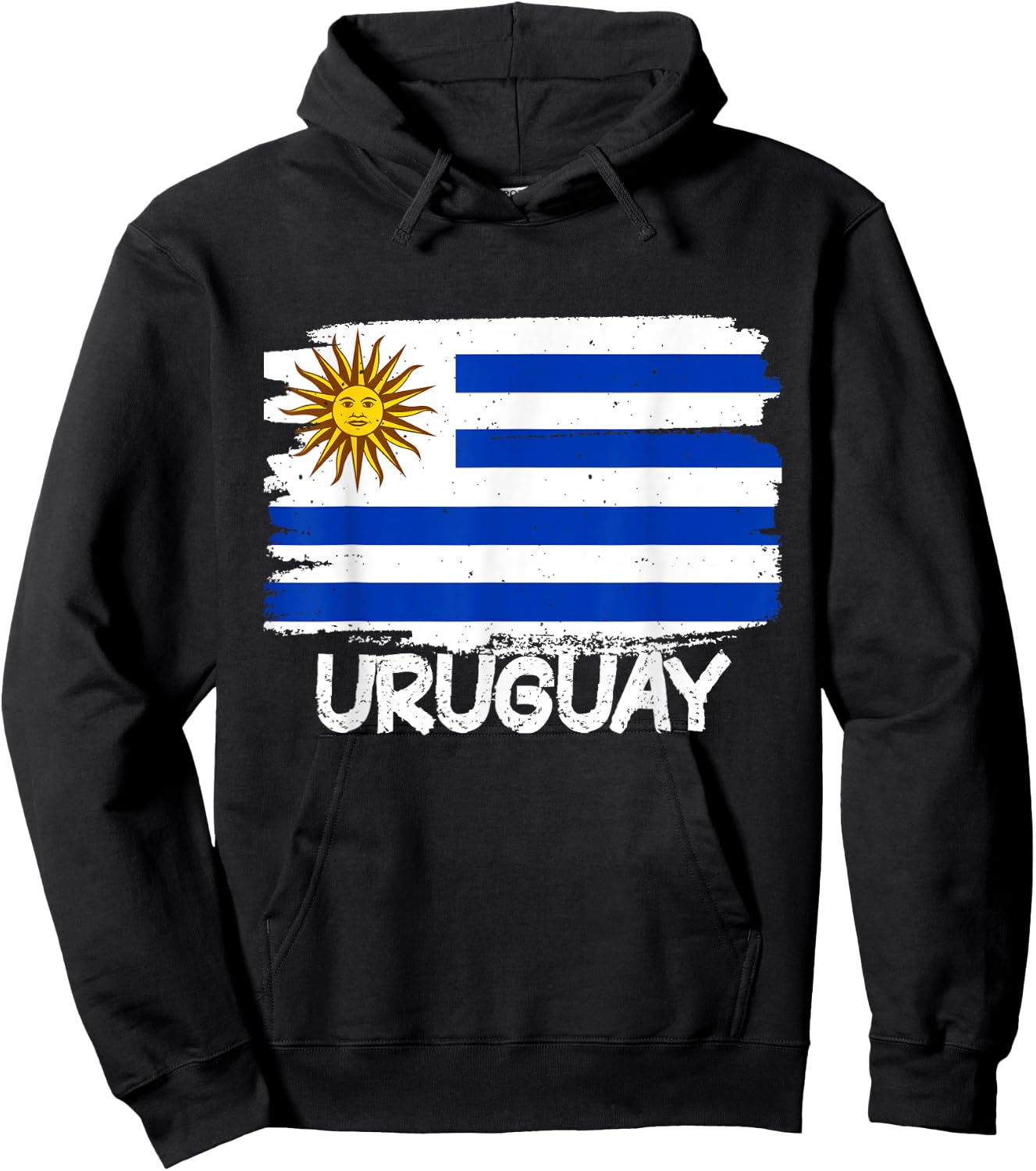 Cool Uruguay Flag Hoodie - Hoodie | Black