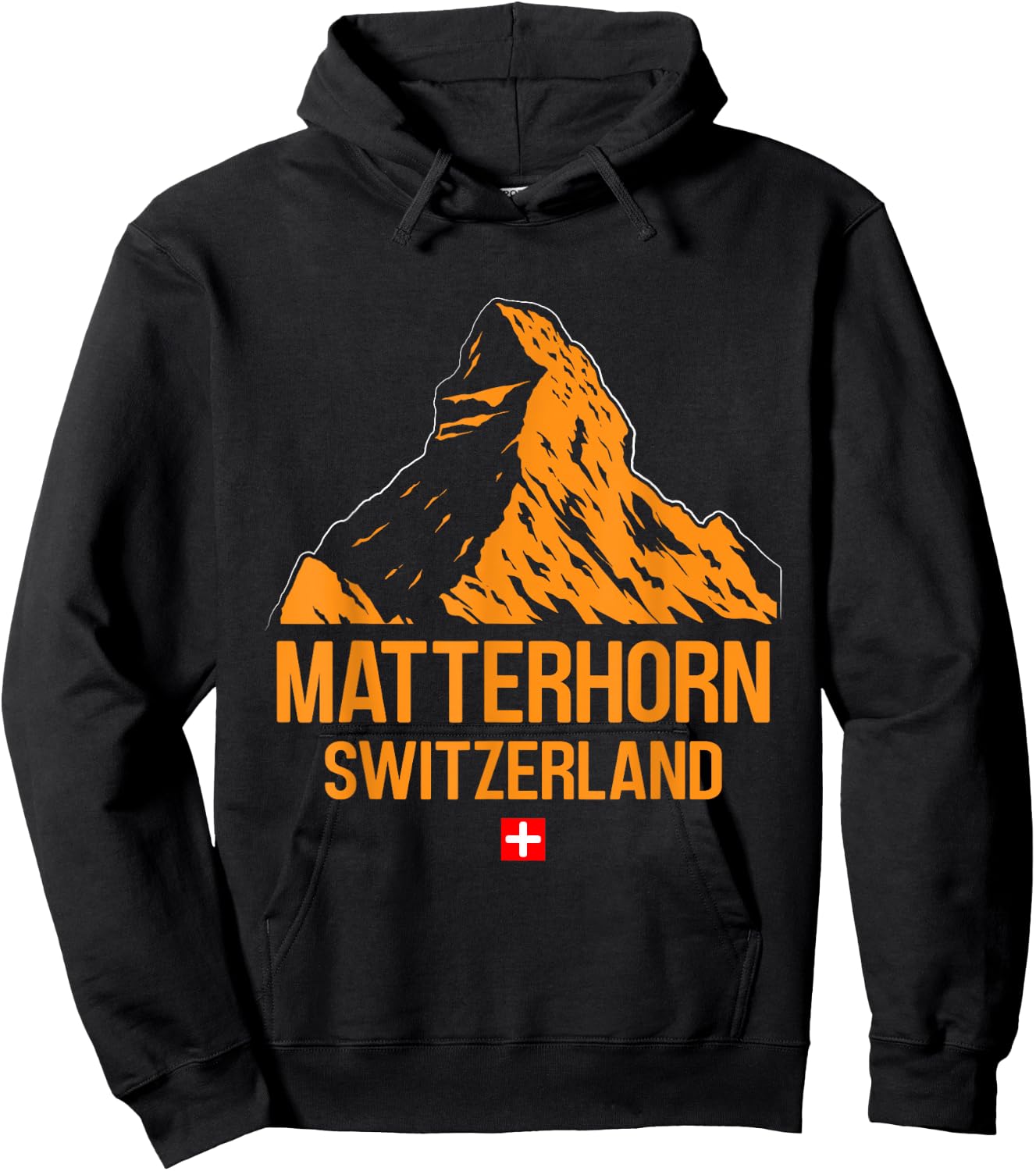 Matterhorn Hiker Mountain fan Climbing Hiking Mountaineer Hoodie - Hoodie | Black