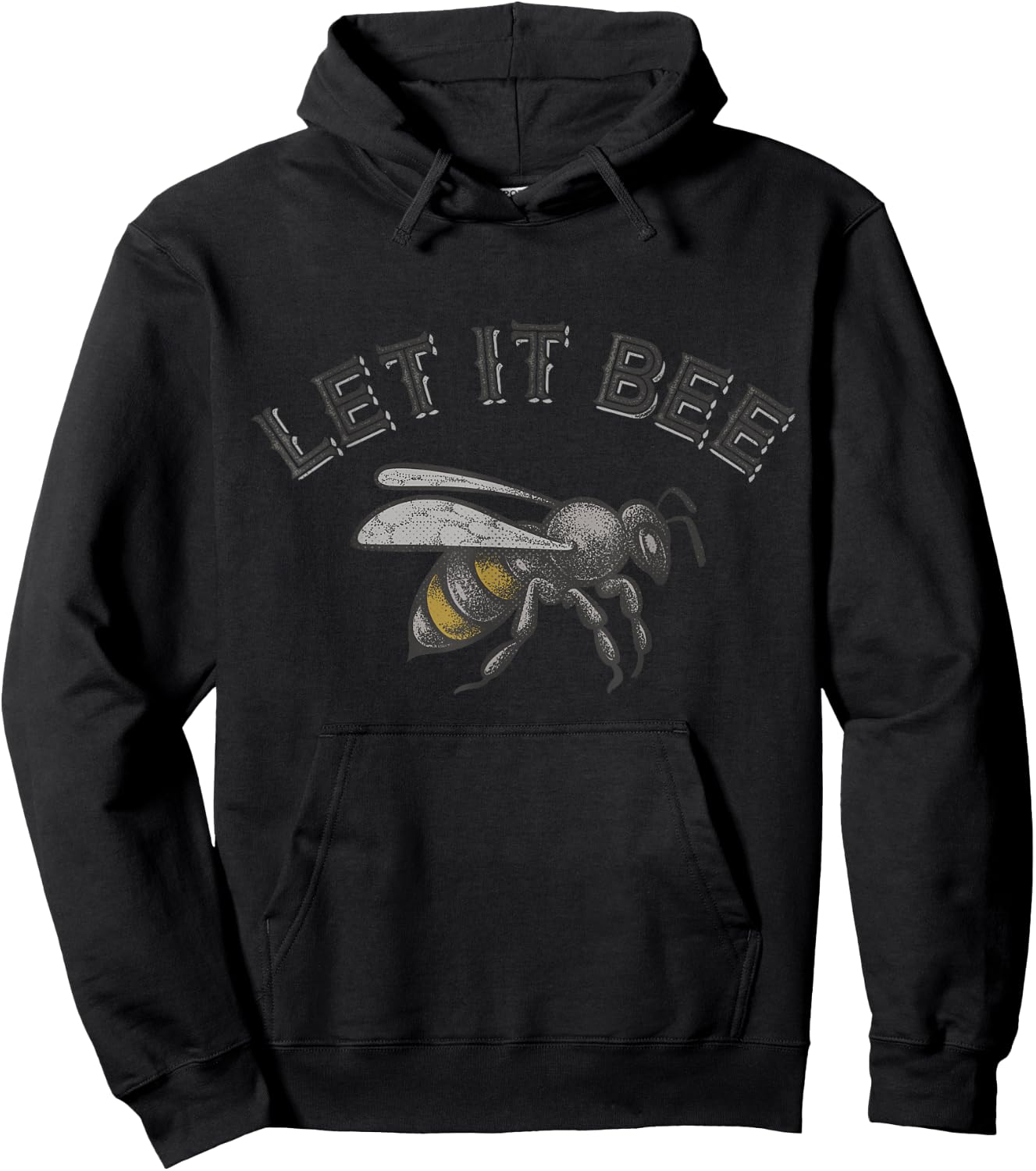 Honey Bee Keeper Clothes Men Funny Saying Let It Bee Hoodie - Hoodie | Black