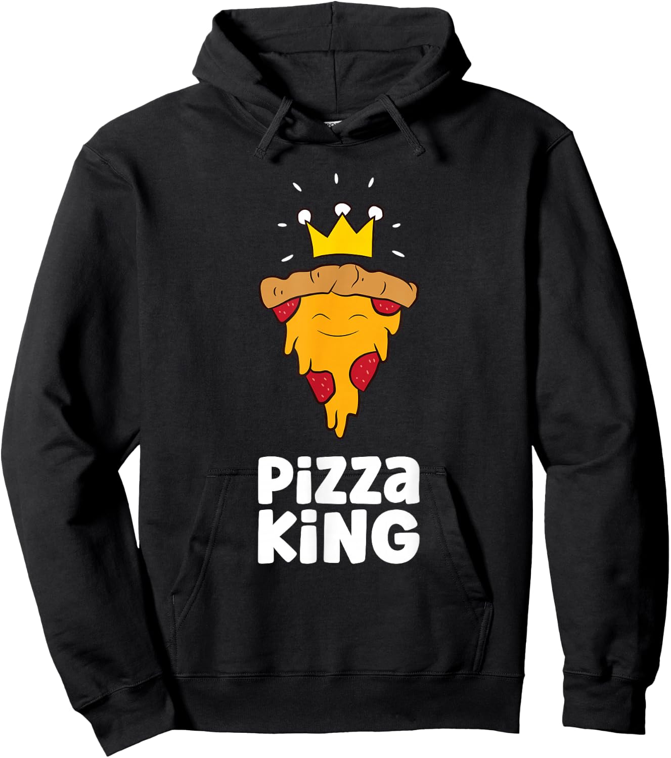Pizza King Love Pizzas Hoodie - Hoodie | Black