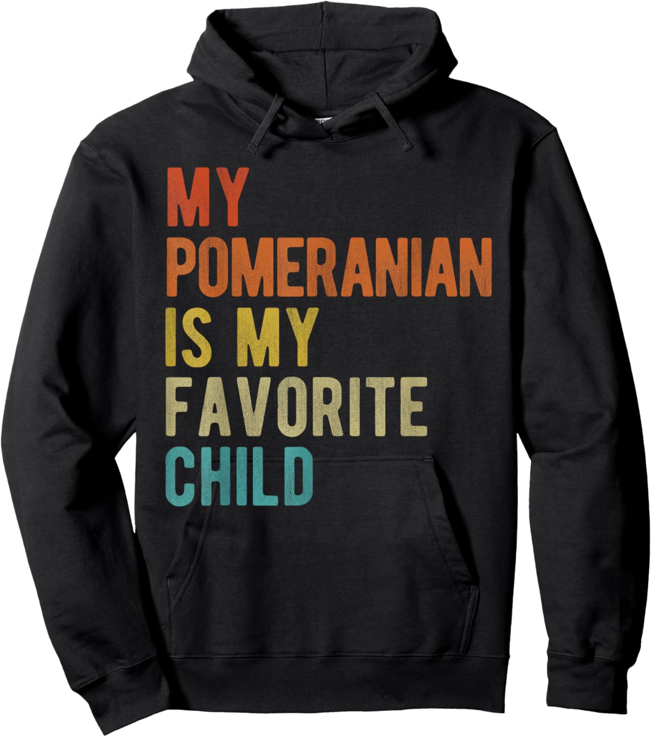 Pomeranian Mom Dad Dog Lover Funny Sarcastic Pet Quote Retro Hoodie - Hoodie | Black
