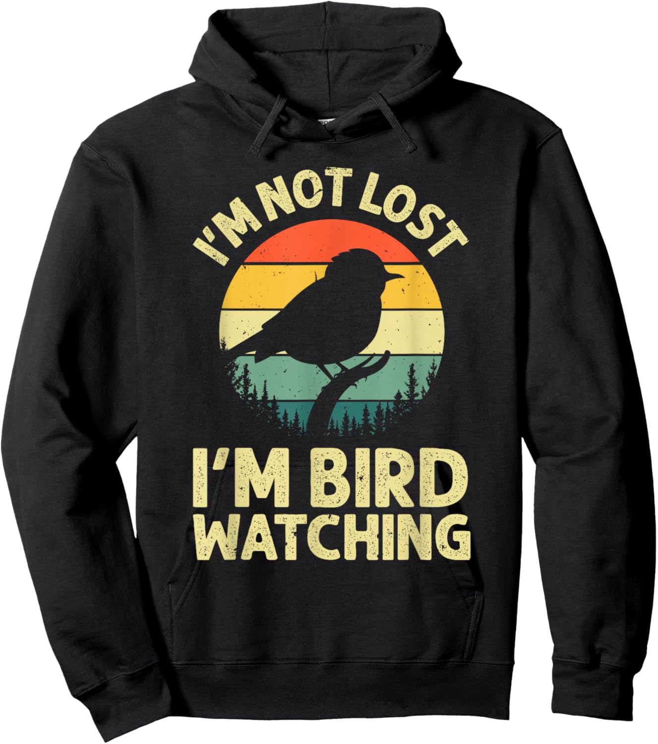 Cool Bird Watching Design Women Bird Watcher Birder Hoodie - Hoodie | Black
