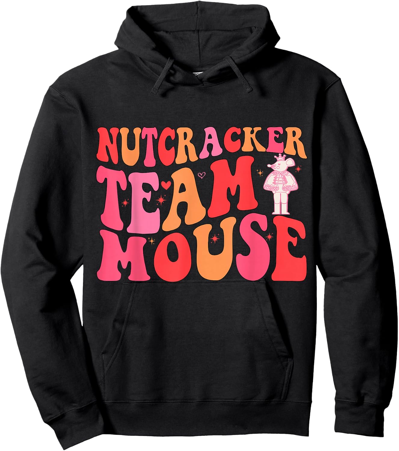 Funny Rat Christmas Dance Quote Team Mouse Nutcracker Squad Hoodie - Hoodie | Black