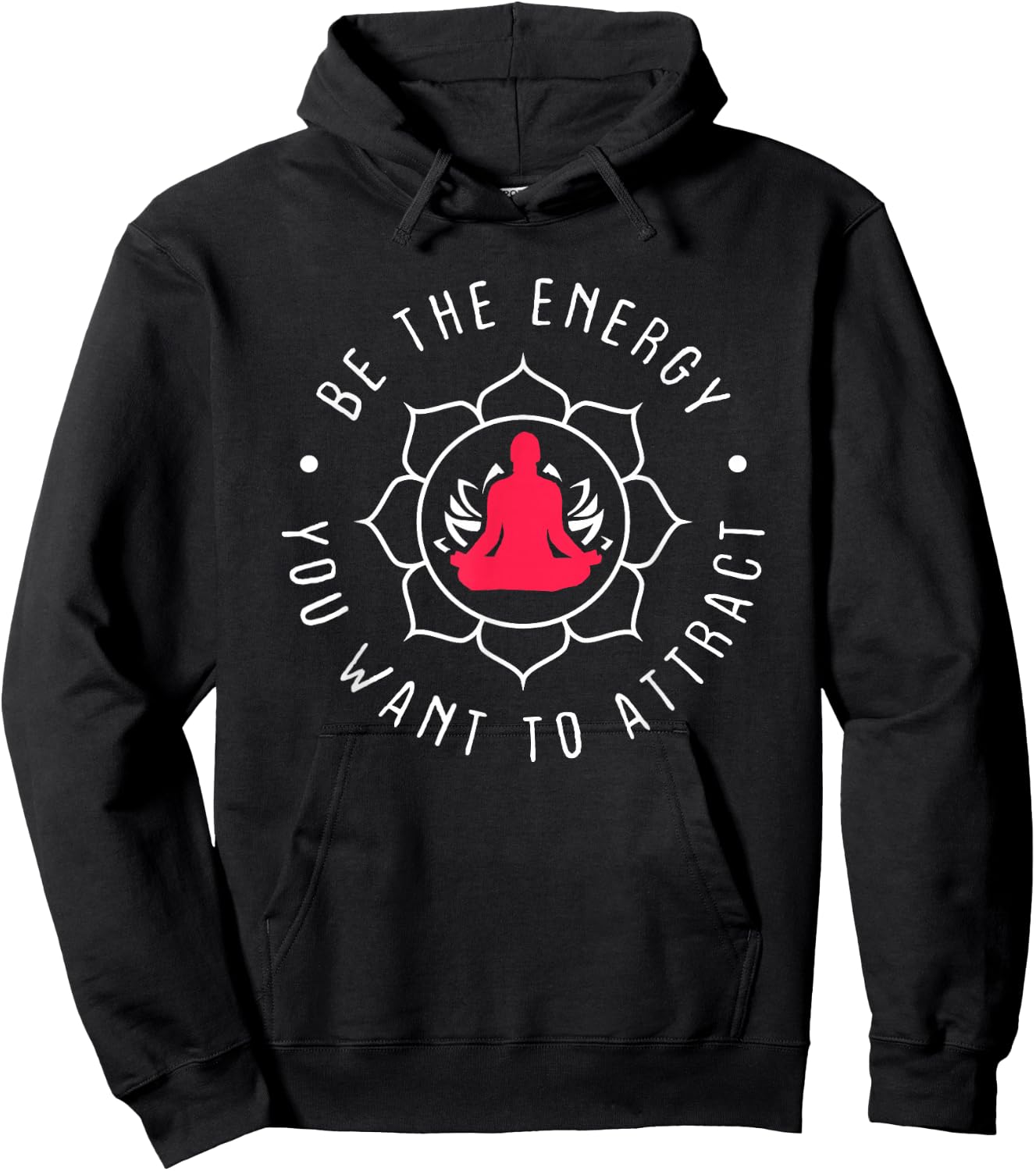 Be The Energy You Want To Attract Hoodie - Hoodie | Black
