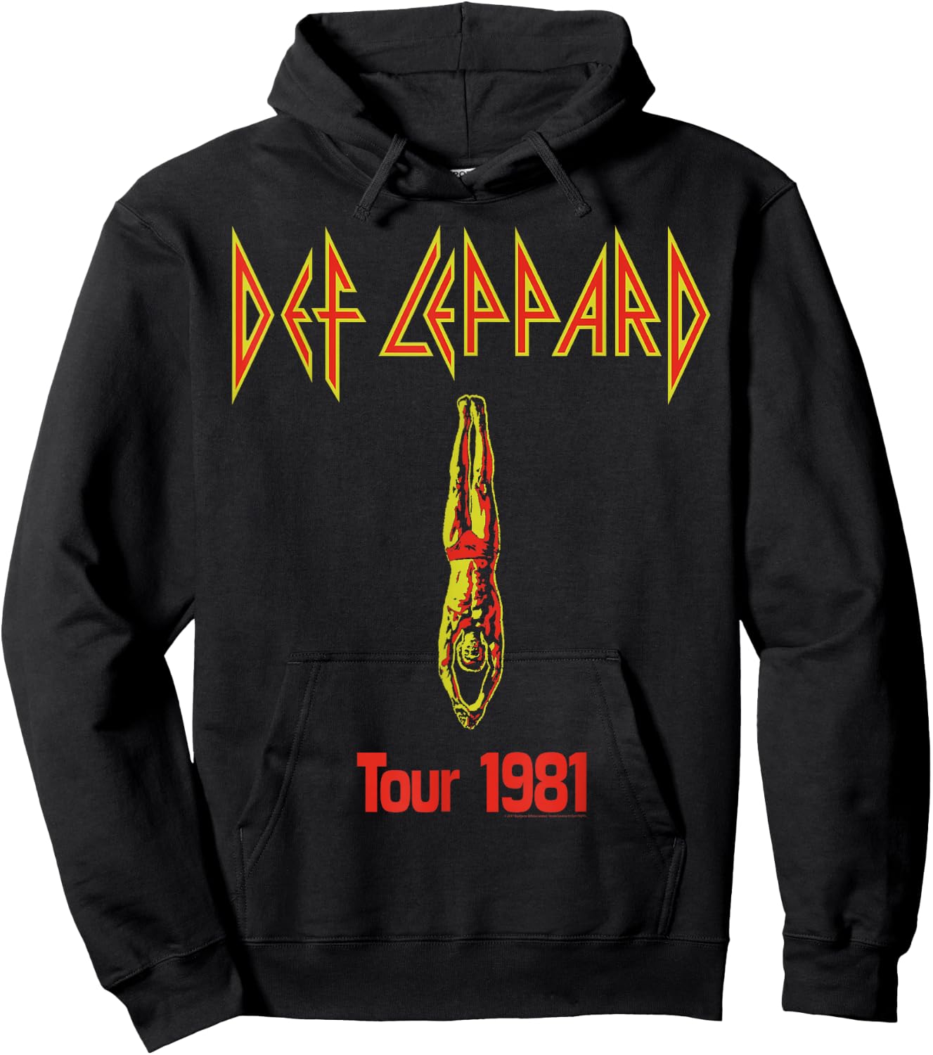 Def Leppard - Dive Hoodie - Hoodie | Black