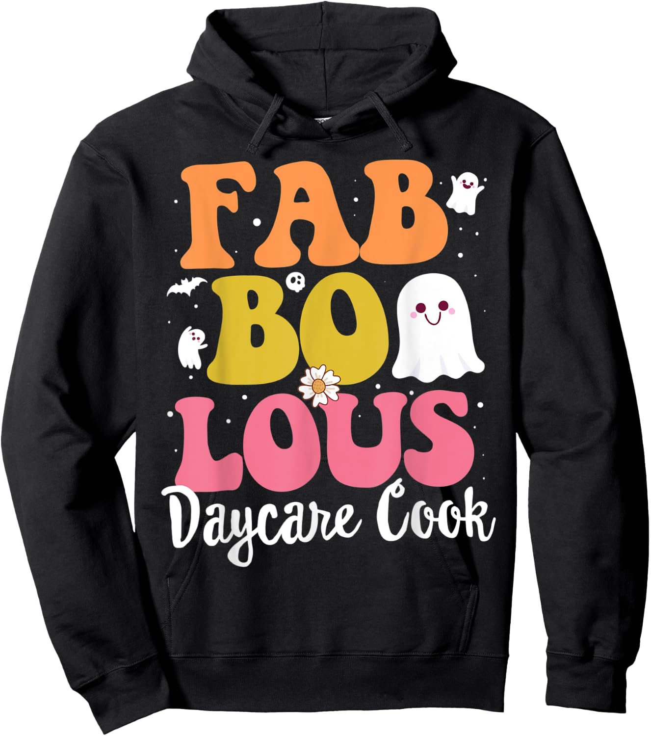 Cute Faboolous Halloween Spooky Outfit For Daycare Cook Hoodie - Hoodie | Black
