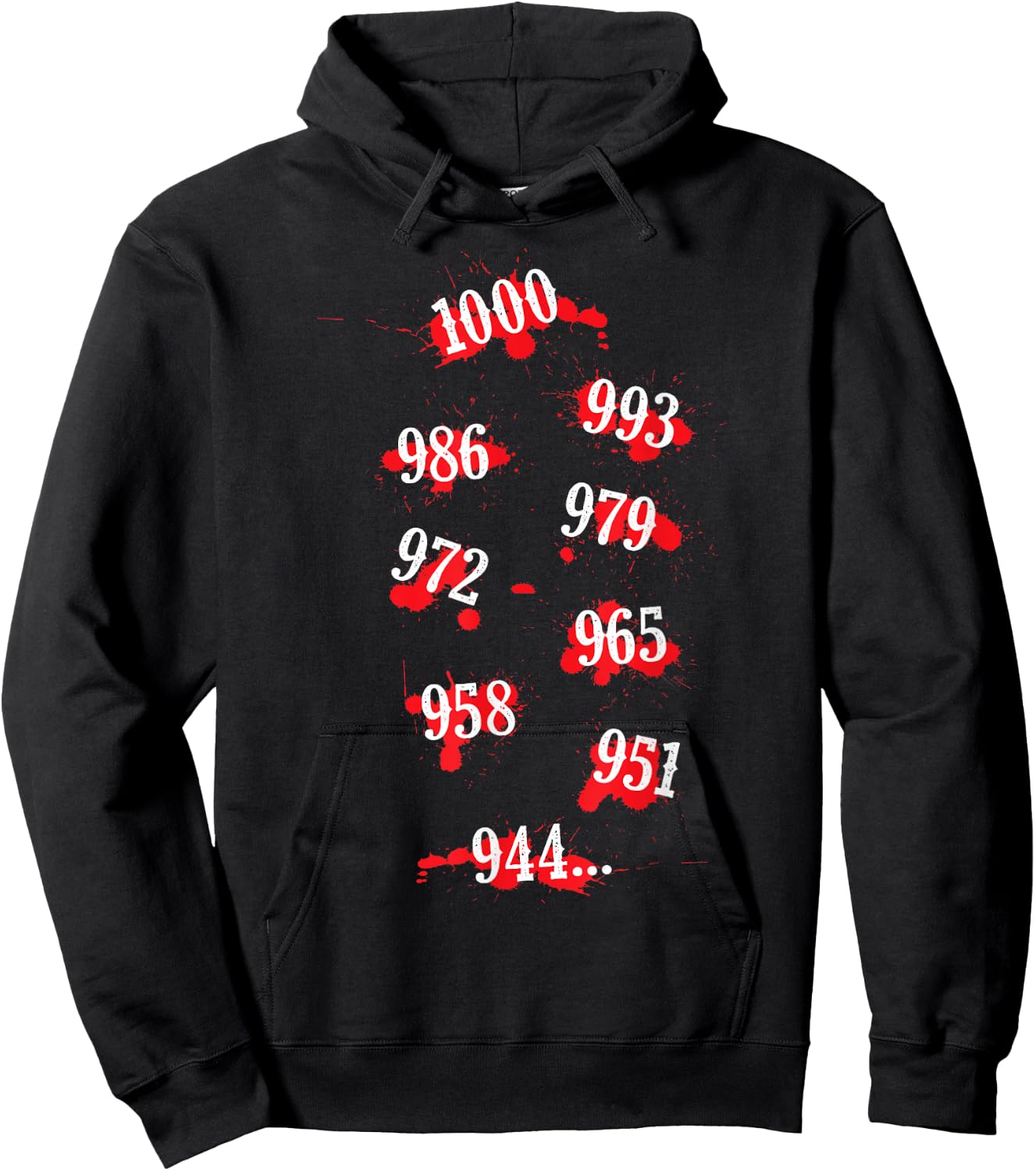 1000 Minus 7 Anime Manga Ghoul Otaku Cosplay Hoodie - Hoodie | Black