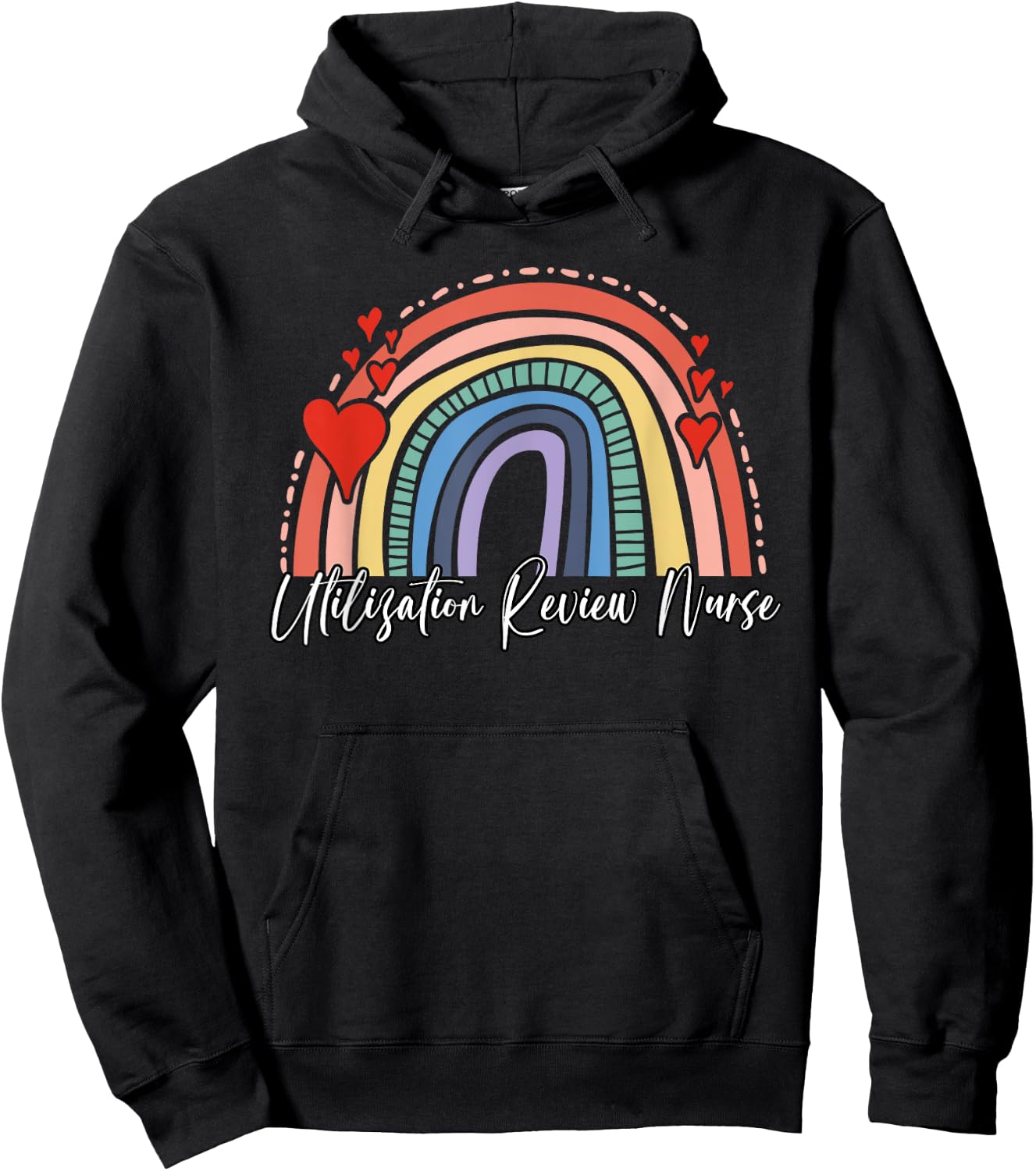 Utilization Review Nurse Hoodie - Hoodie | Black