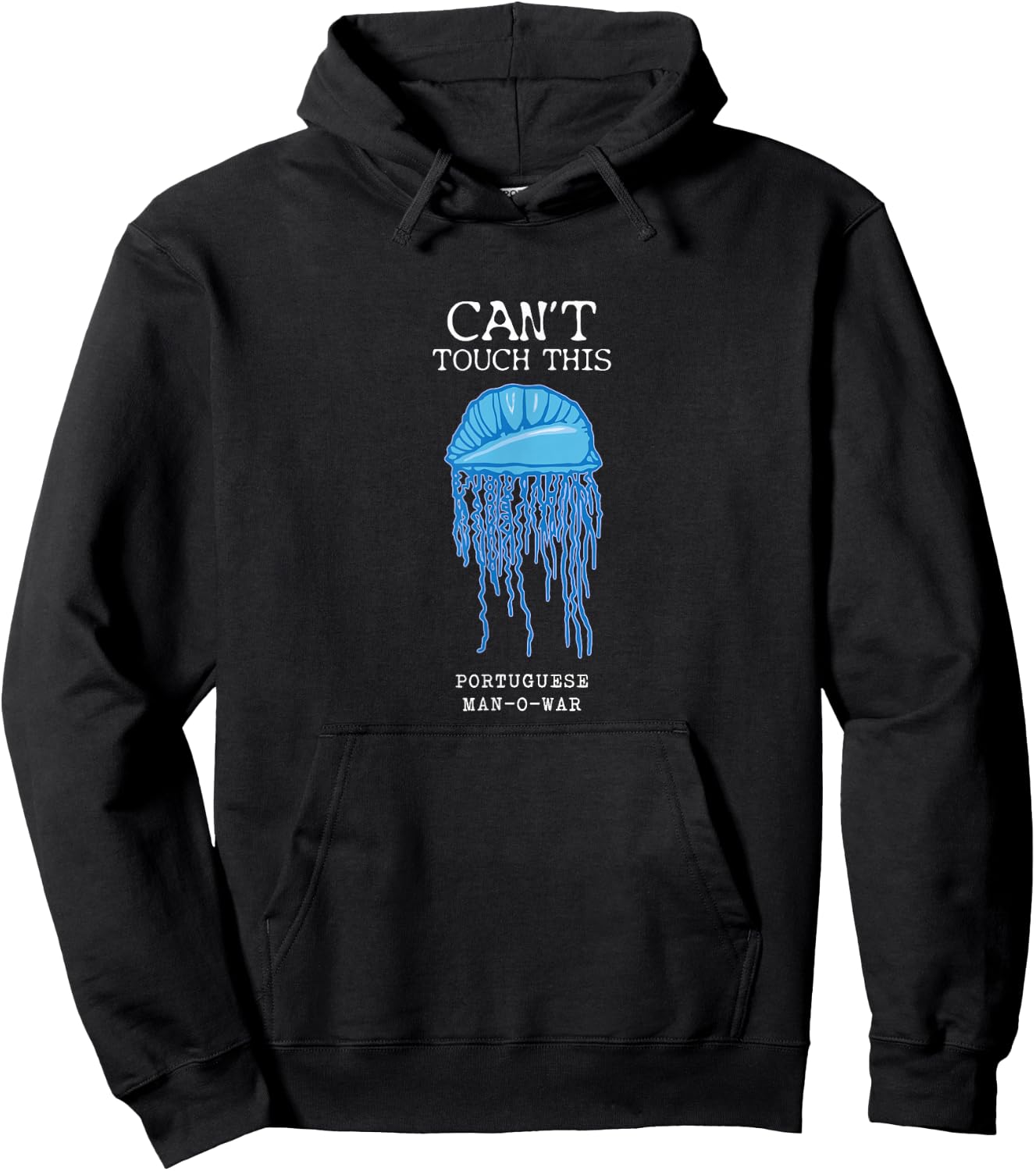 Portuguese Man O' War Jellyfish Atlantic Pacific Florida Hoodie - Hoodie | Black