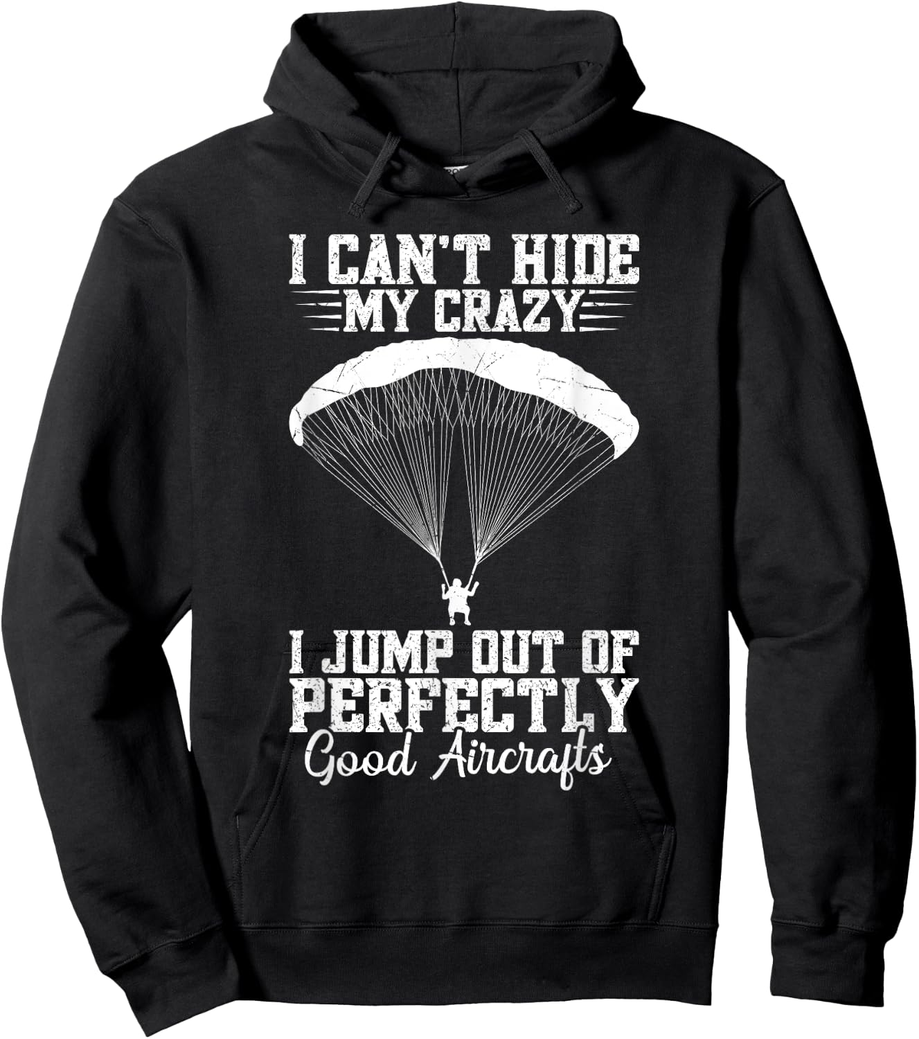 Paratrooper Costume Parachute Gear Skydiving 82nd Airborne Hoodie - Hoodie | Black