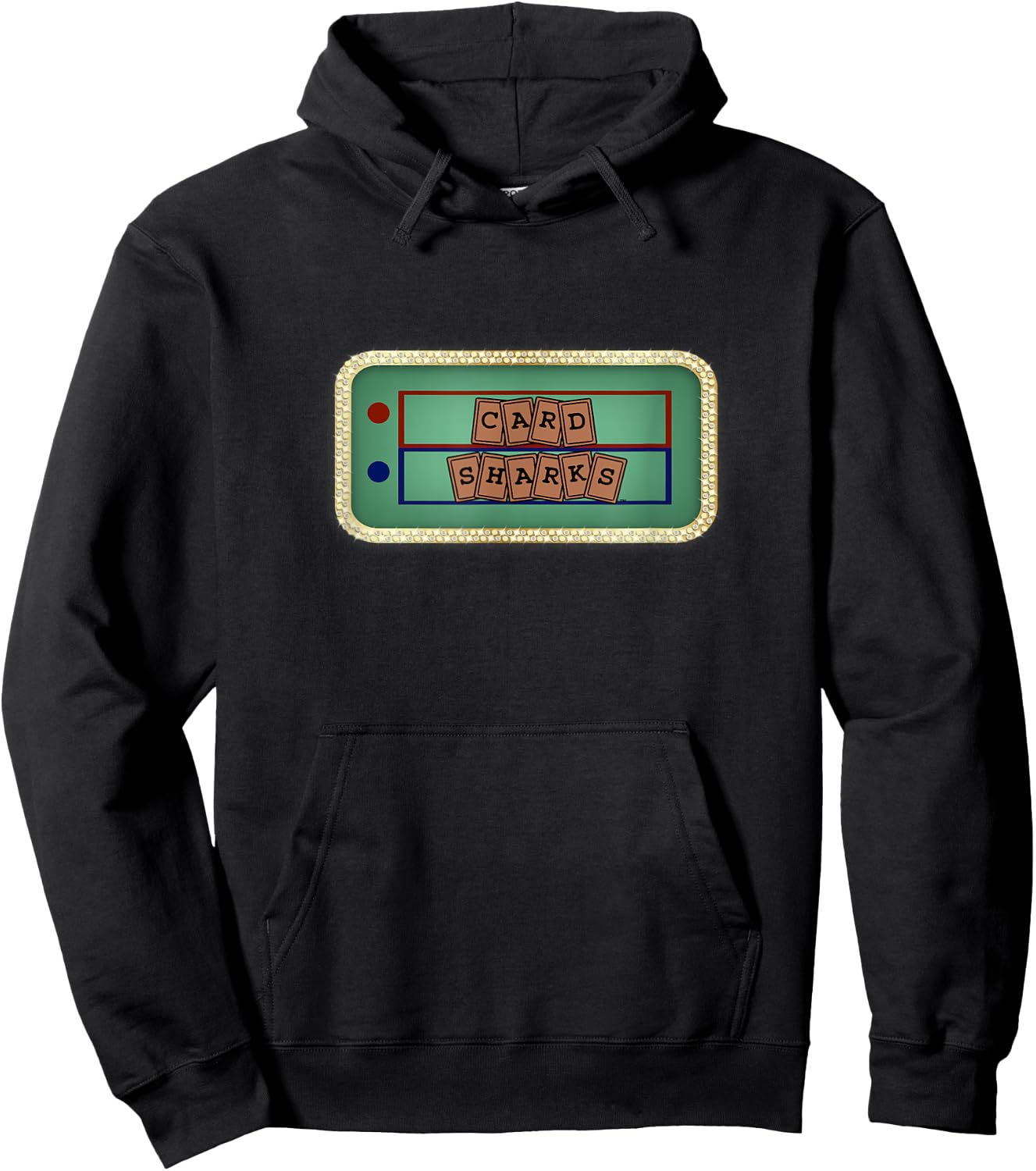 Vintage Card Sharks Hoodie - Hoodie | Black