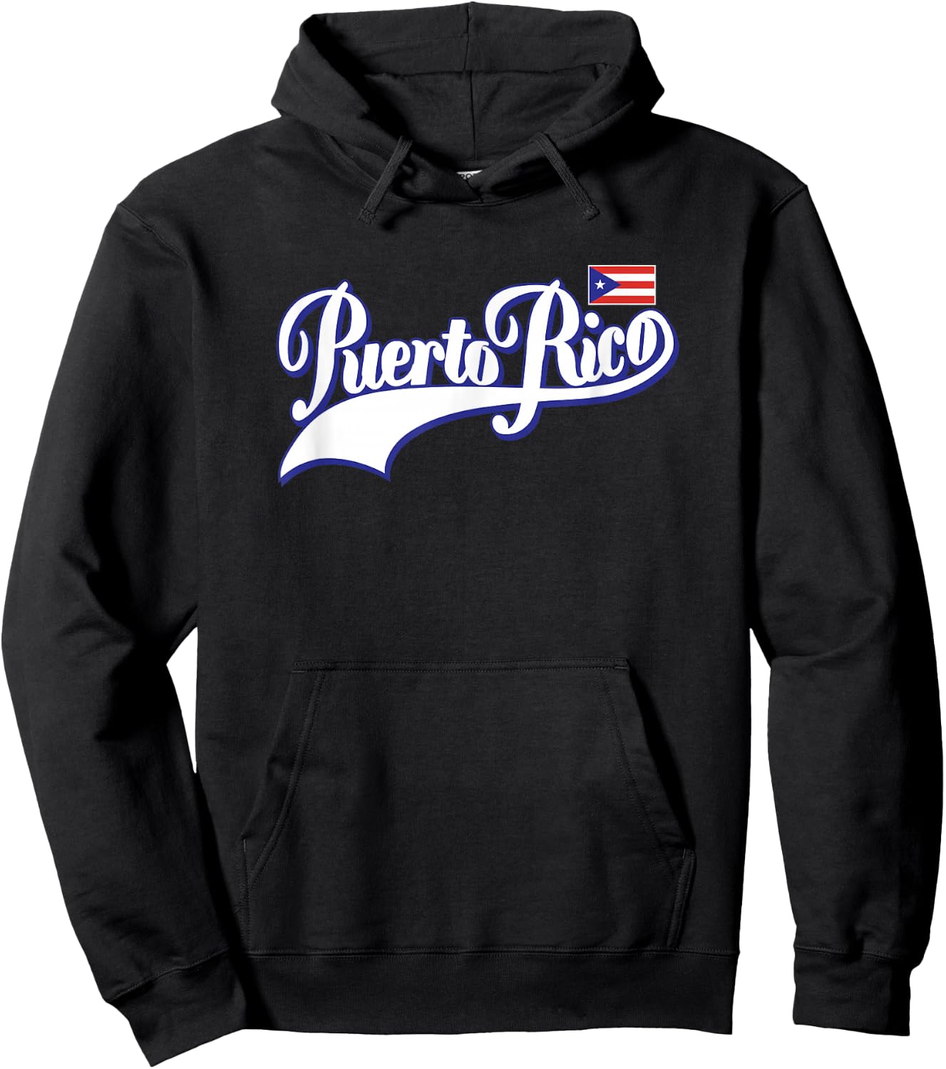 Puerto Rico Flag Puerto Rican Pride Athletic Style Country Hoodie - Hoodie | Black
