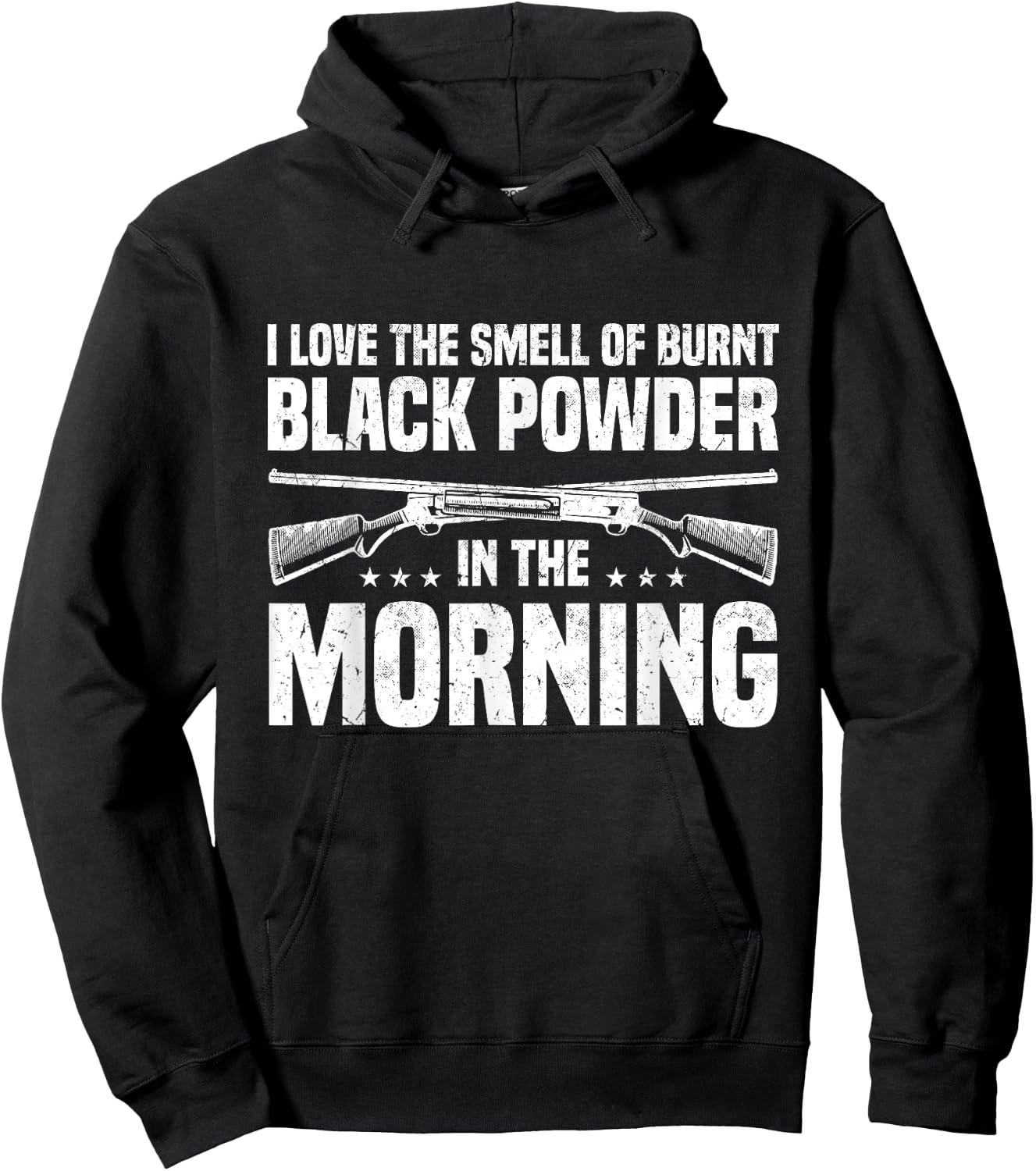 Funny Muzzleloading Flintlock Muzzleloader Hoodie - Hoodie | Black