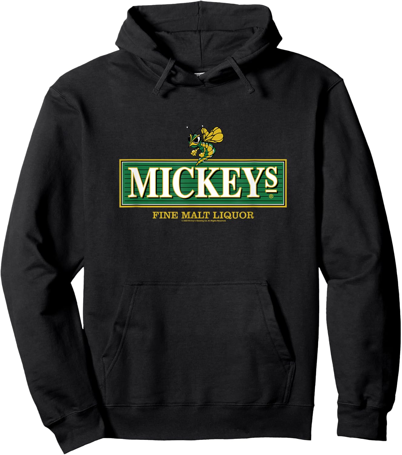 Coors Brewing Company Mickey's Fine Malt Liquor Classic Logo Hoodie - Hoodie | Black