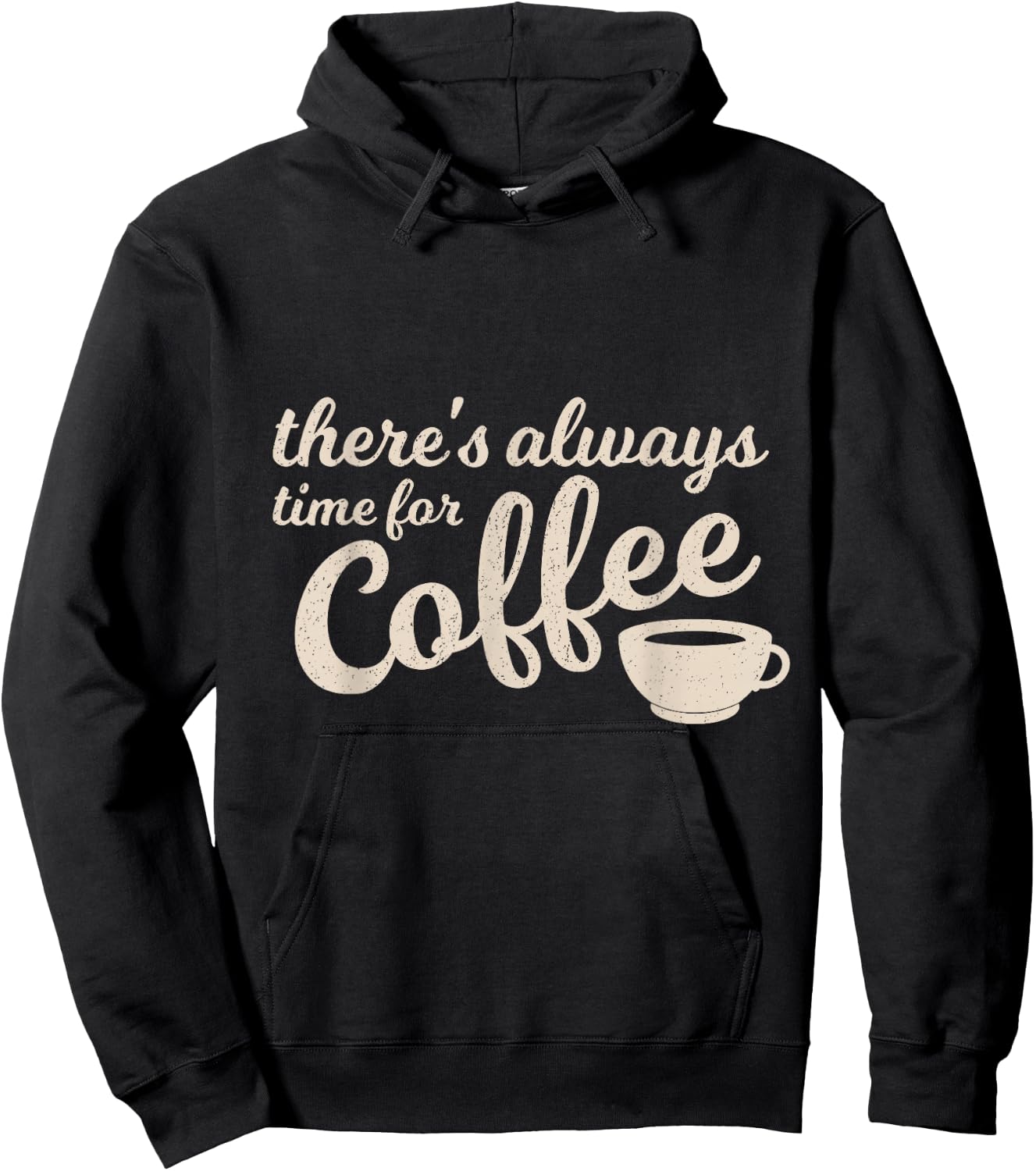 Coffee Lover, Time for Coffee funny Coffee Hoodie - Hoodie | Black