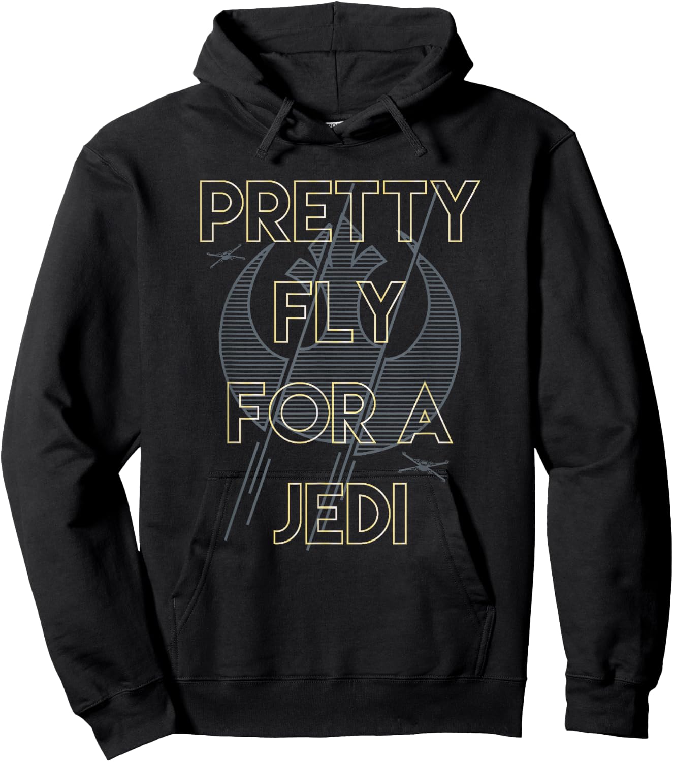 Star Wars Classic Pretty Fly For A Jedi Rebels Poster Hoodie - Hoodie | Black