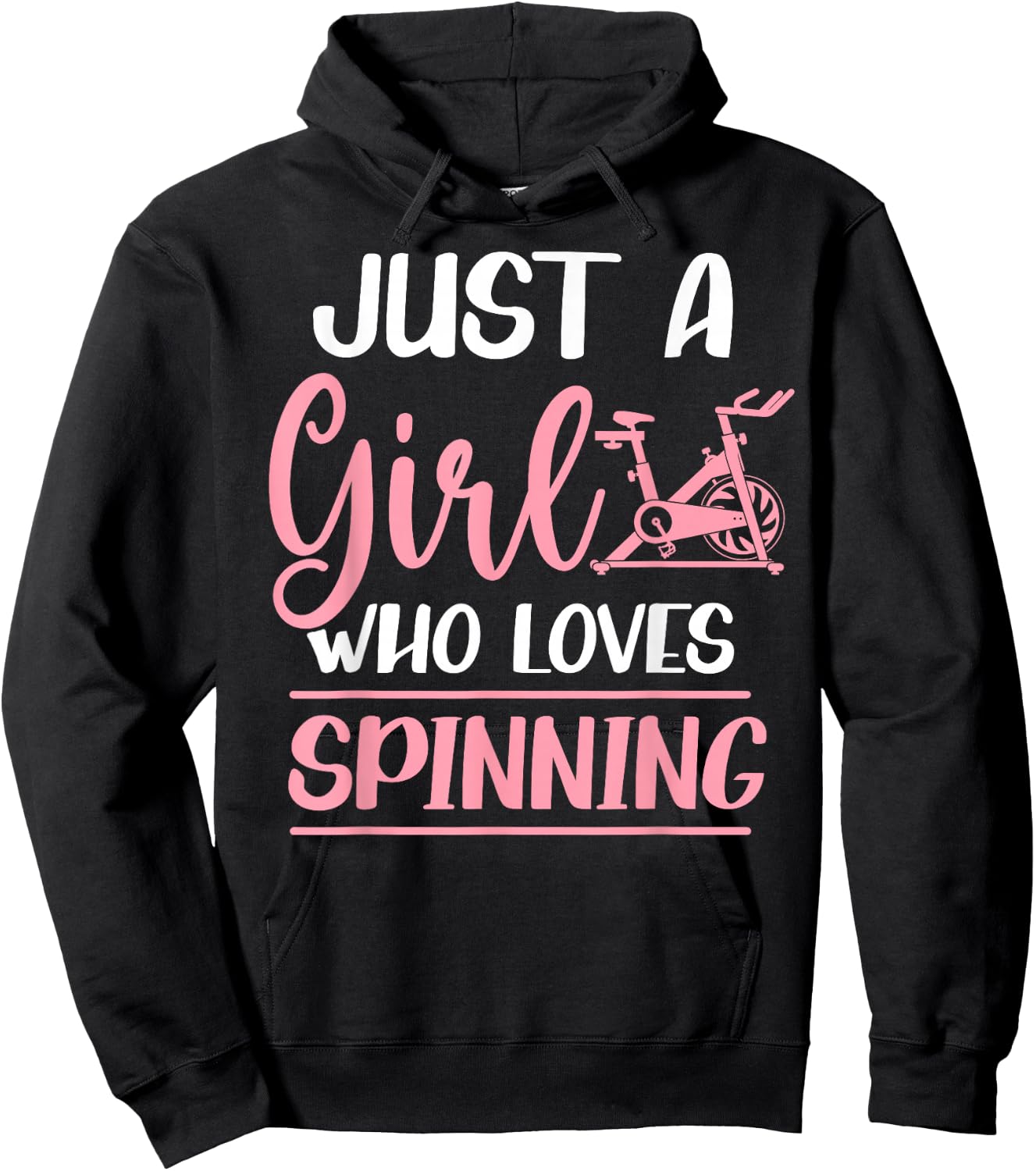 Spinning Class Just a Girl who loves spinning Spin Hoodie - Hoodie | Black