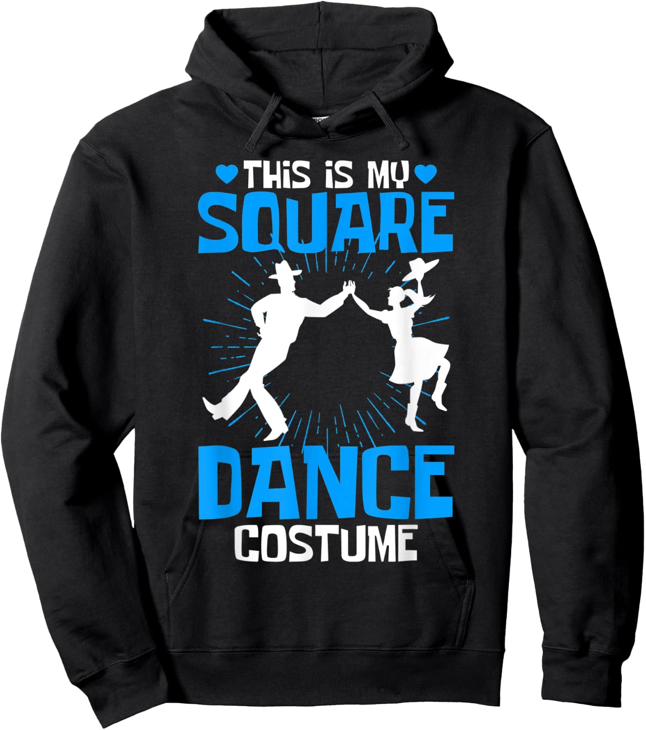 Square Dancing This Is My Square Dance Costume Hoodie - Hoodie | Black
