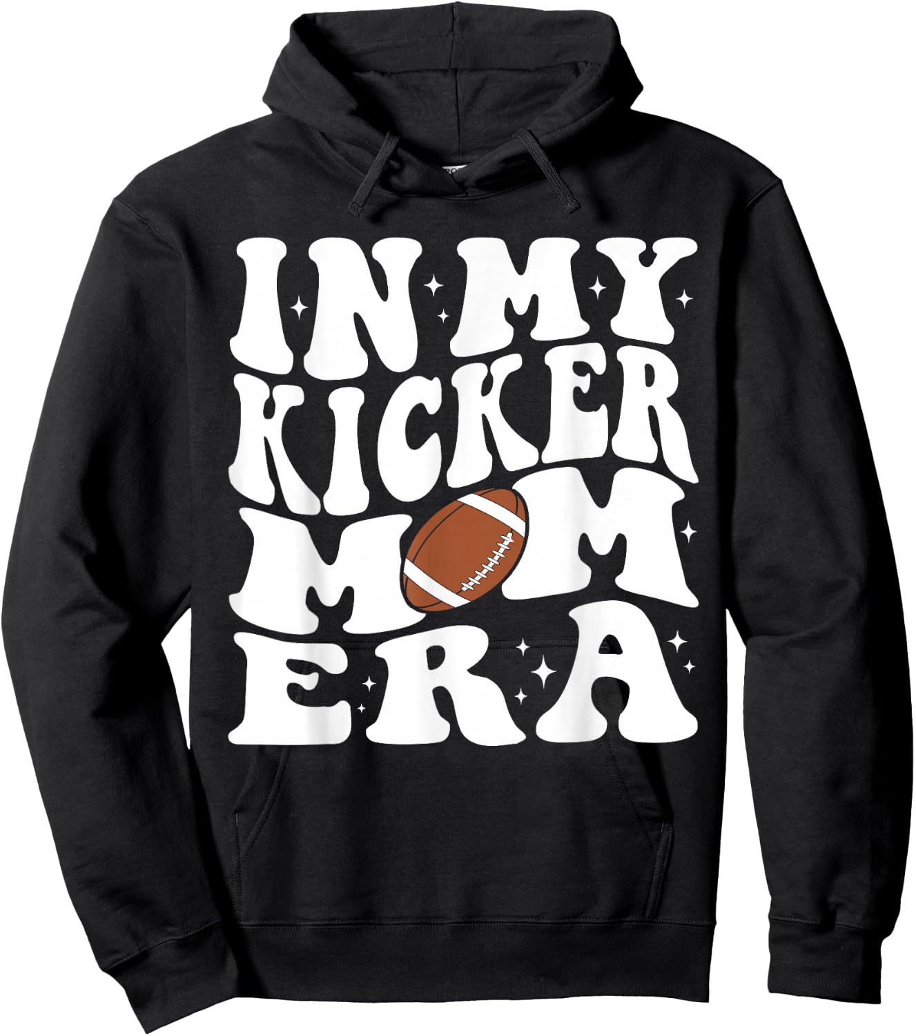 In My kicker Mom Football Era kicker Mama Football Christmas Hoodie - Hoodie | Black