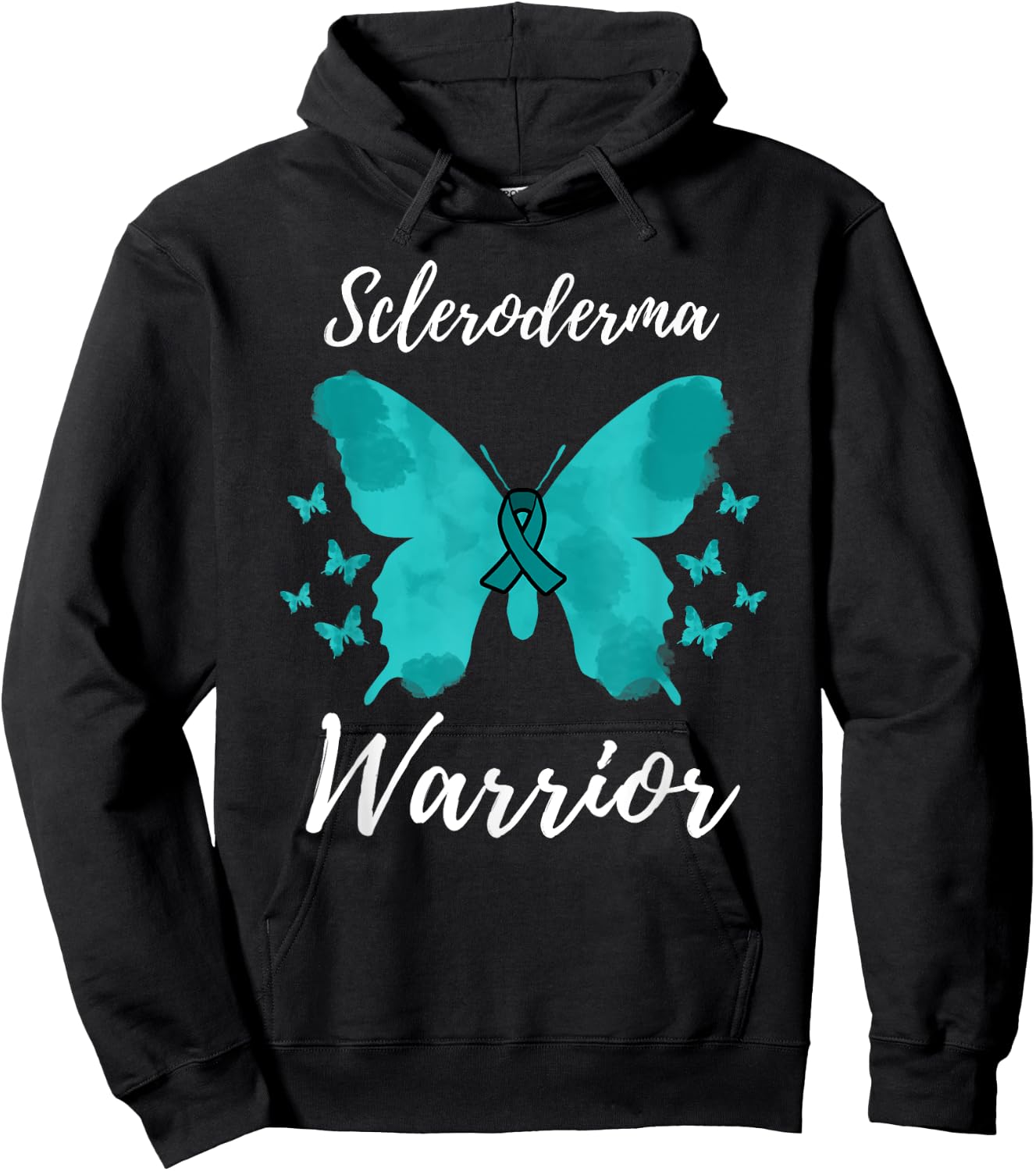 Scleroderma Warrior Scleroderma Awareness Hoodie - Hoodie | Black