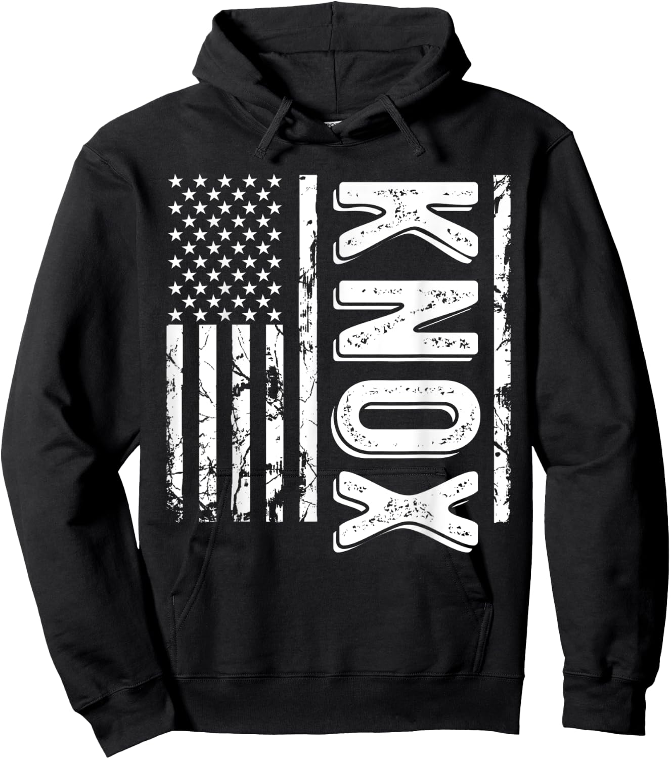 Knox Last Name Funny Surname Team Knox Family Hoodie - Hoodie | Black