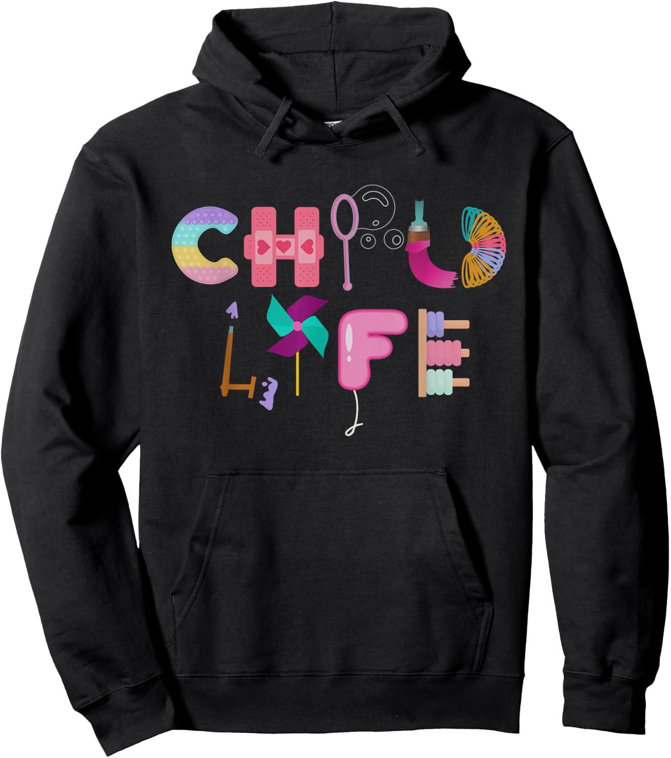 Child Life Specialist Cute CLS Play Therapy CCLS Healthcare Hoodie - Hoodie | Black