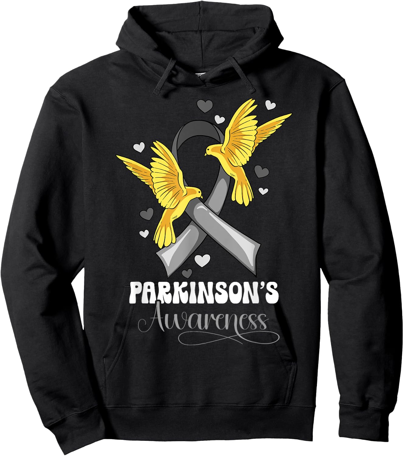 Parkinson's Awareness Hoodie - Hoodie | Black
