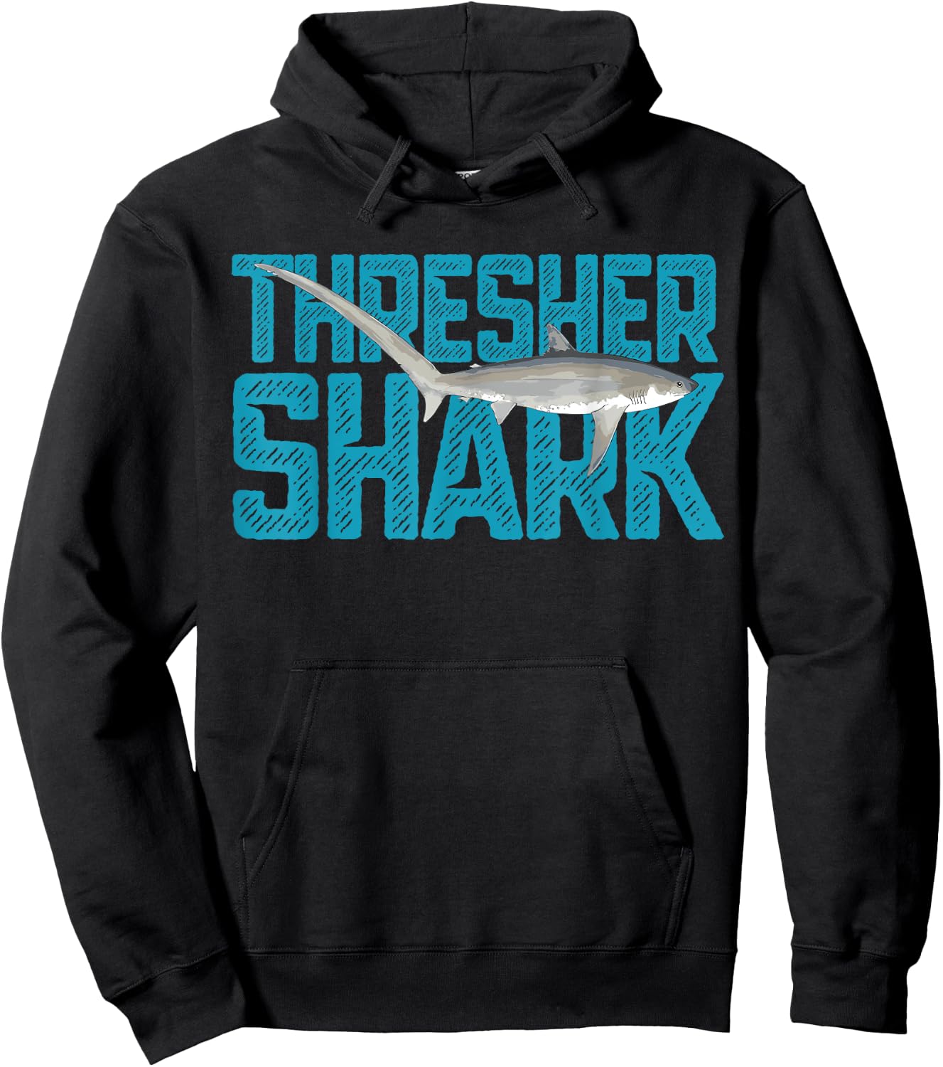 Thresher Shark Hoodie - Hoodie | Black