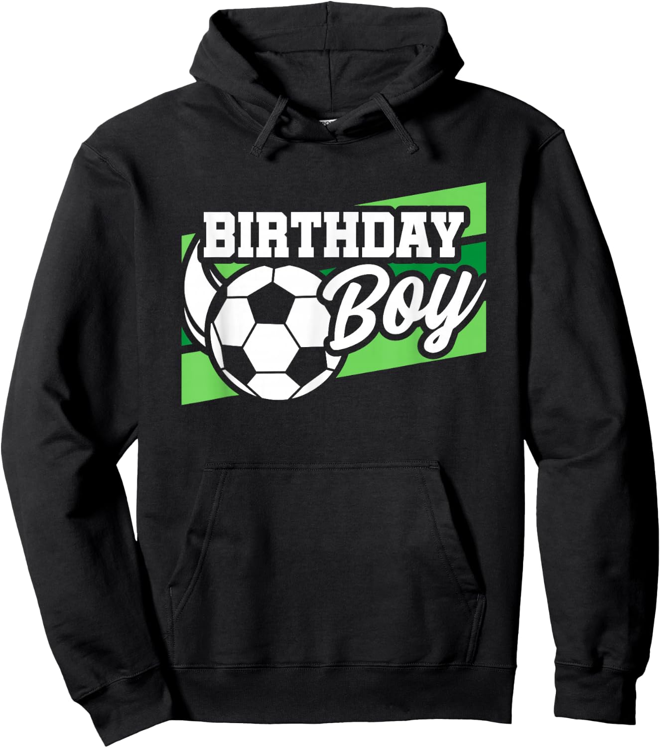 Soccer Birthday Party - Birthday Boy - Soccer Birthday Hoodie - Hoodie | Black