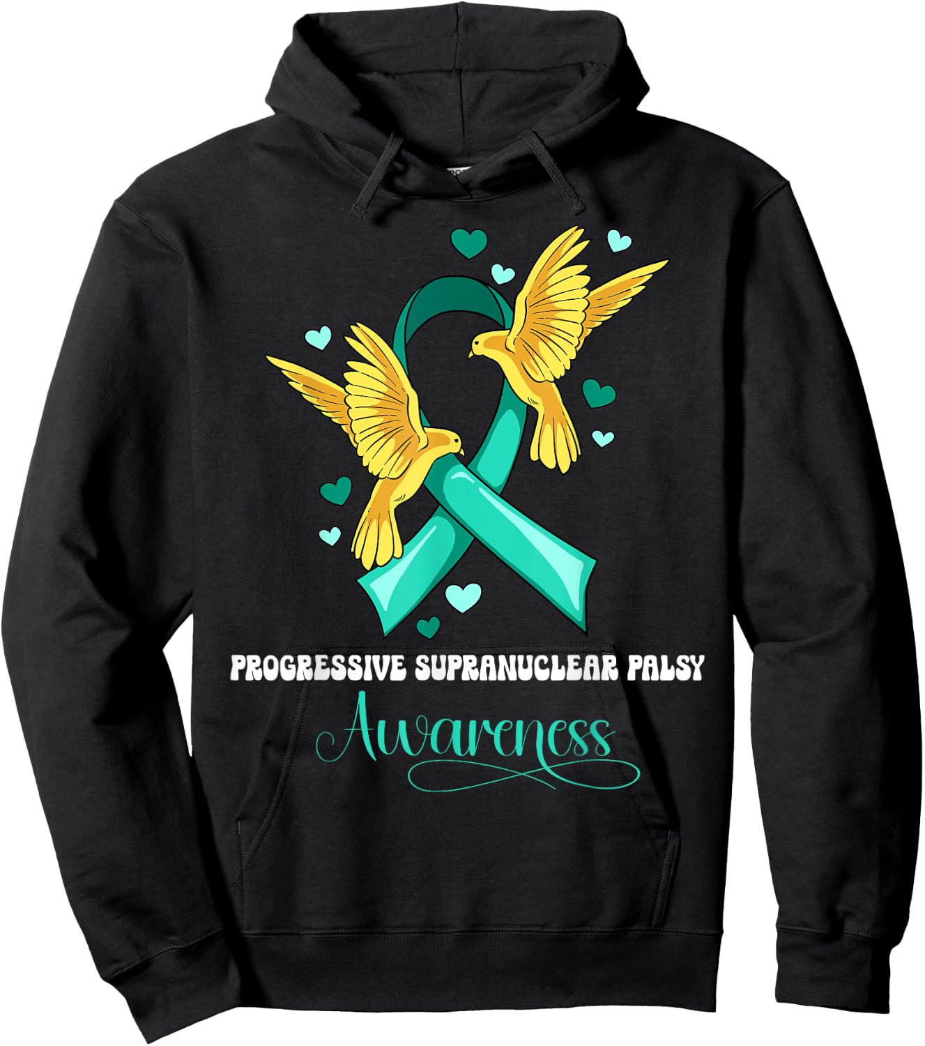 Progressive Supranuclear Palsy Awareness Hoodie - Hoodie | Black