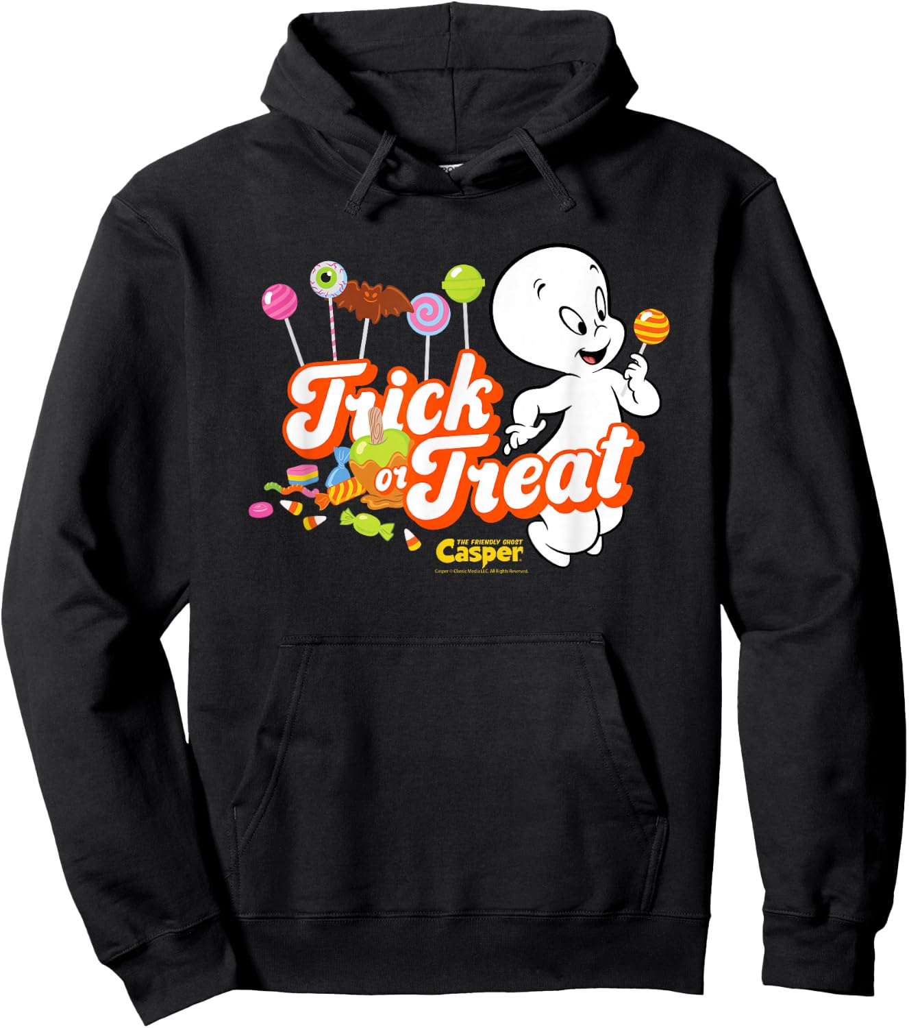 Casper the Friendly Ghost Halloween Hoodie - Hoodie | Black