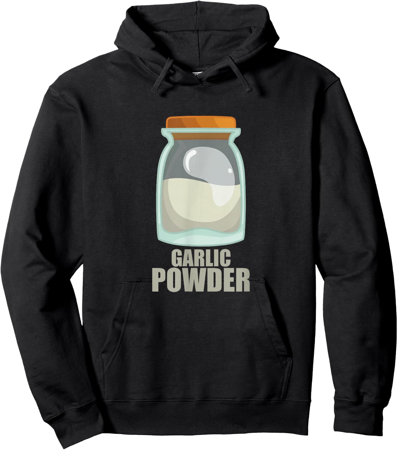 Garlic Powder Spice Flavor Food Cooking Hoodie - Hoodie | Black