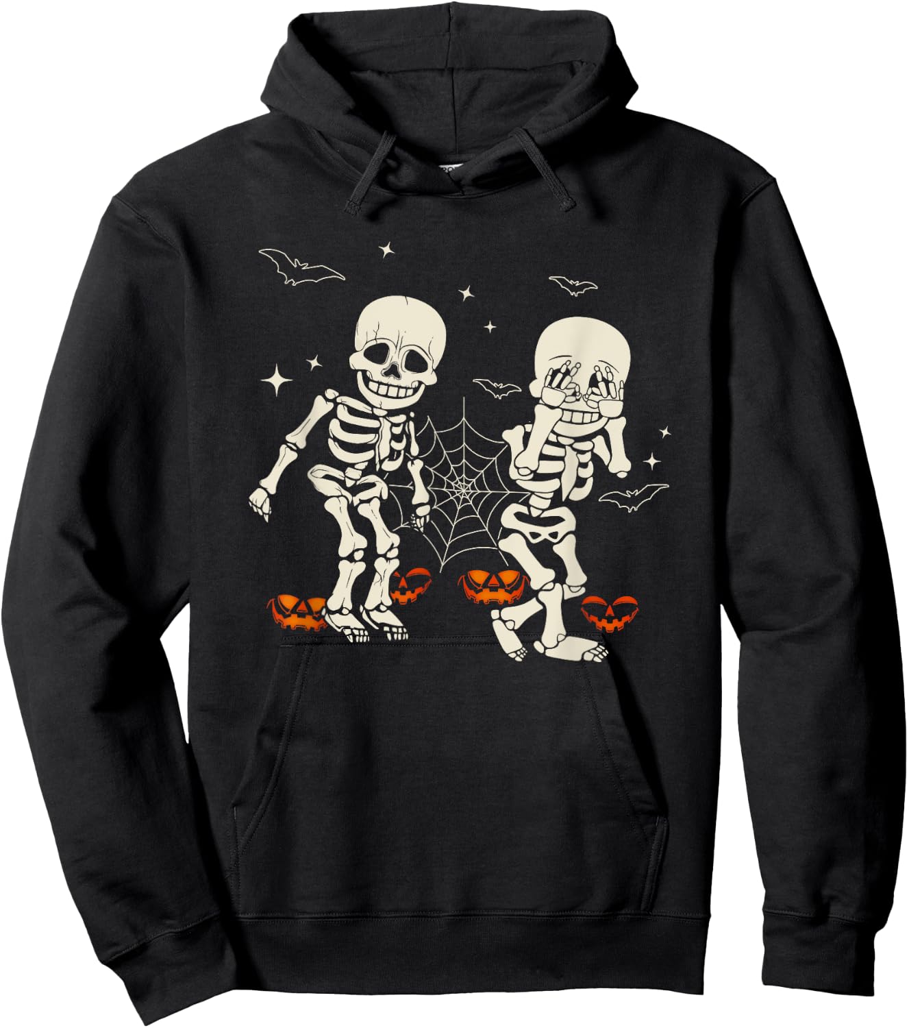 Funny Skeleton Kids Griddy-Dance Halloween Trick or Treat Hoodie - Hoodie | Black