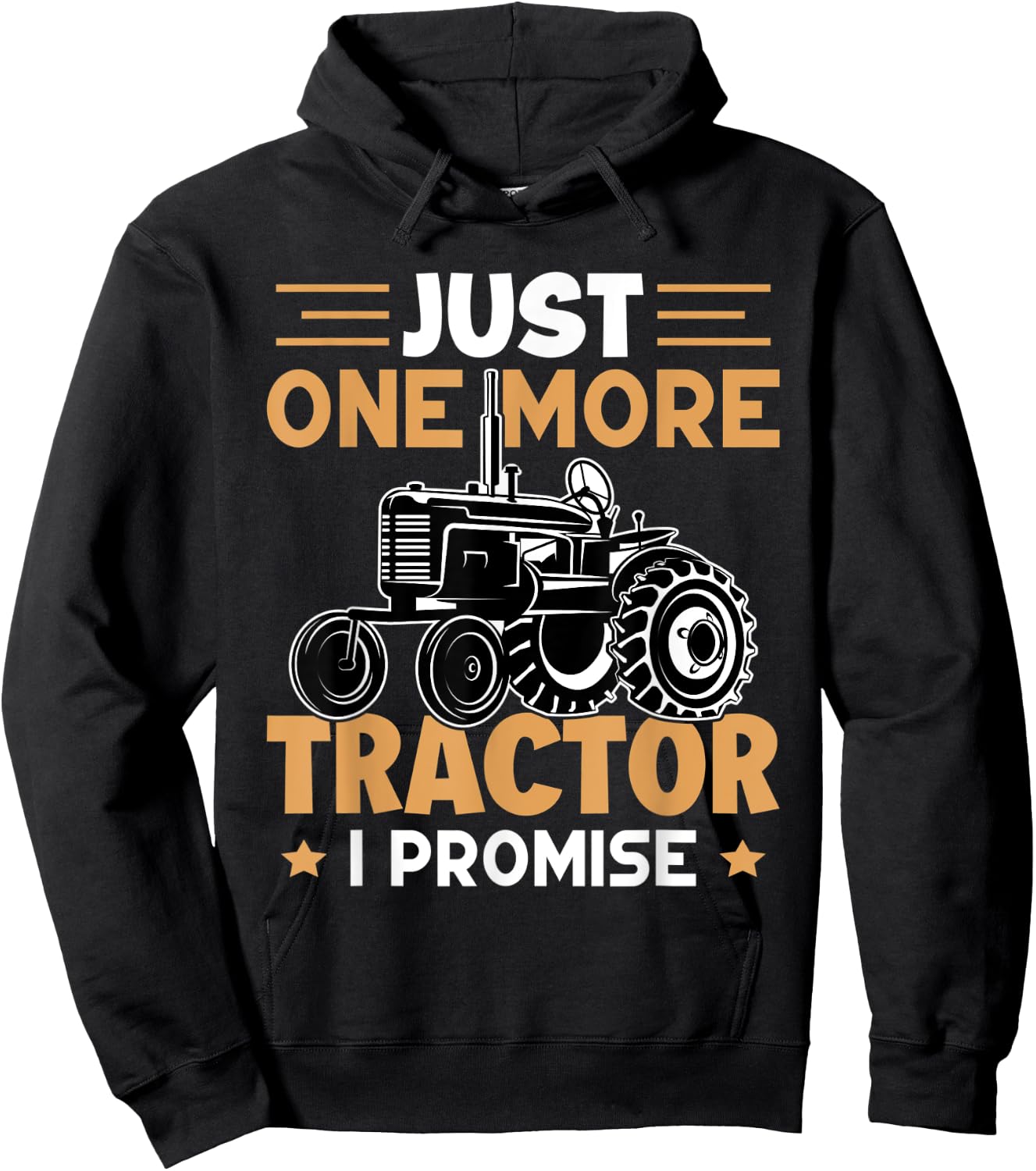Farmer Just One More Tractor I Promise Driver Boys Hoodie - Hoodie | Black