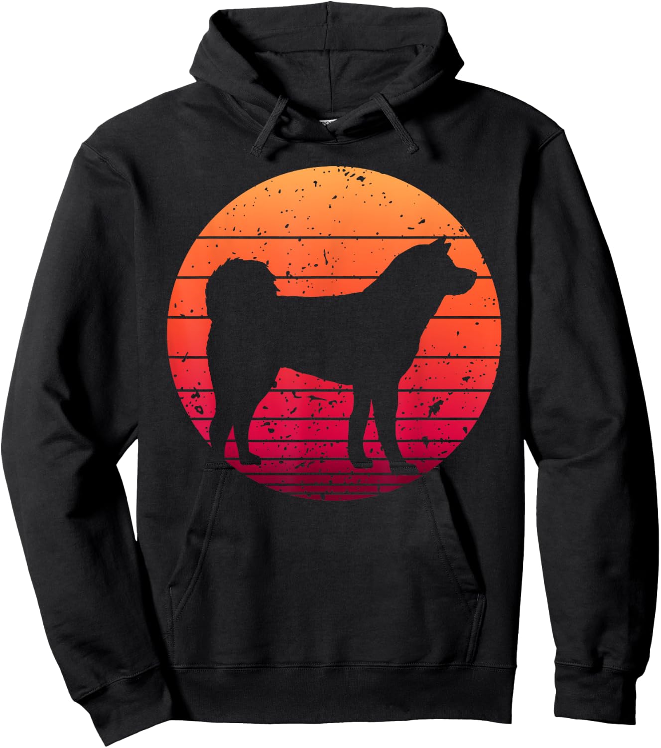 Cute Akita Art Women Akita Inu Breed Dog Lovers Hoodie - Hoodie | Black