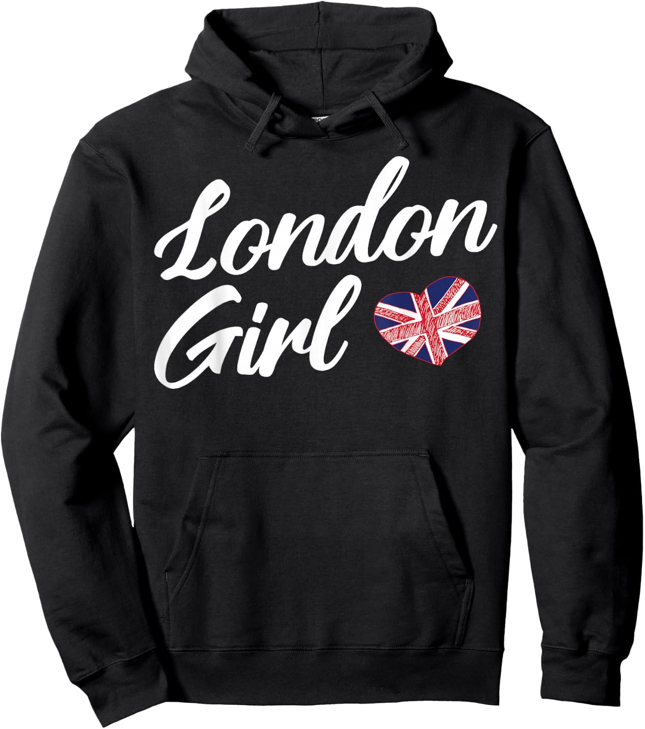 London Girl United Kingdom London Hoodie - Hoodie | Black
