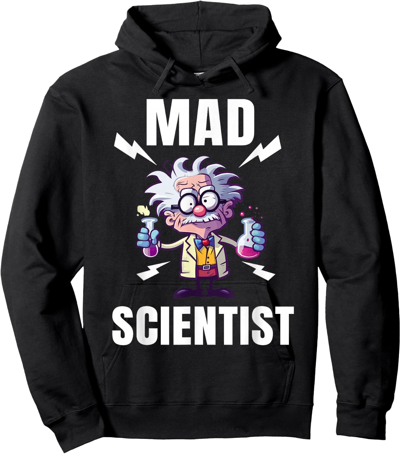Mad Scientist Shirt Kids Toddler Boys Girls Child Science Hoodie - Hoodie | Black
