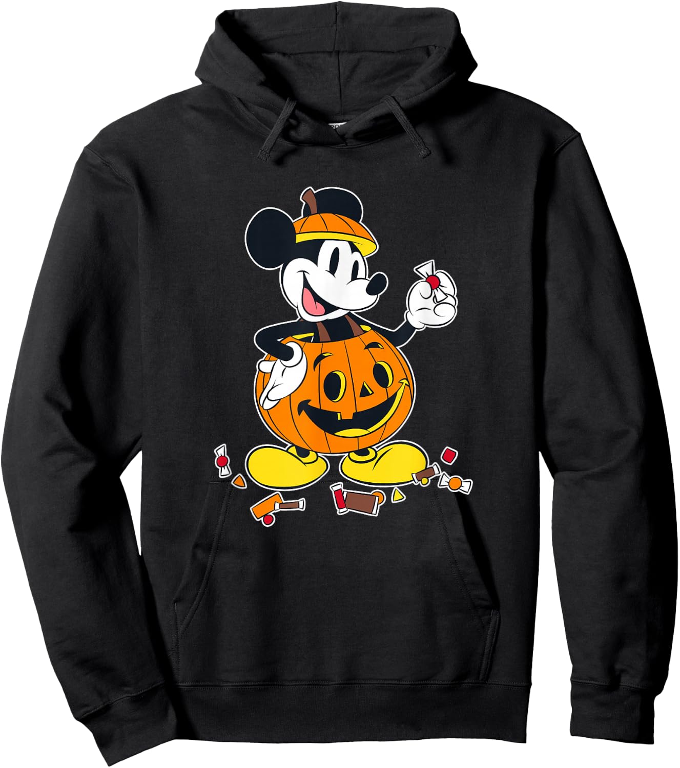 Disney Mickey And Friends Halloween Mickey Pumpkin Costume Hoodie - Hoodie | Black