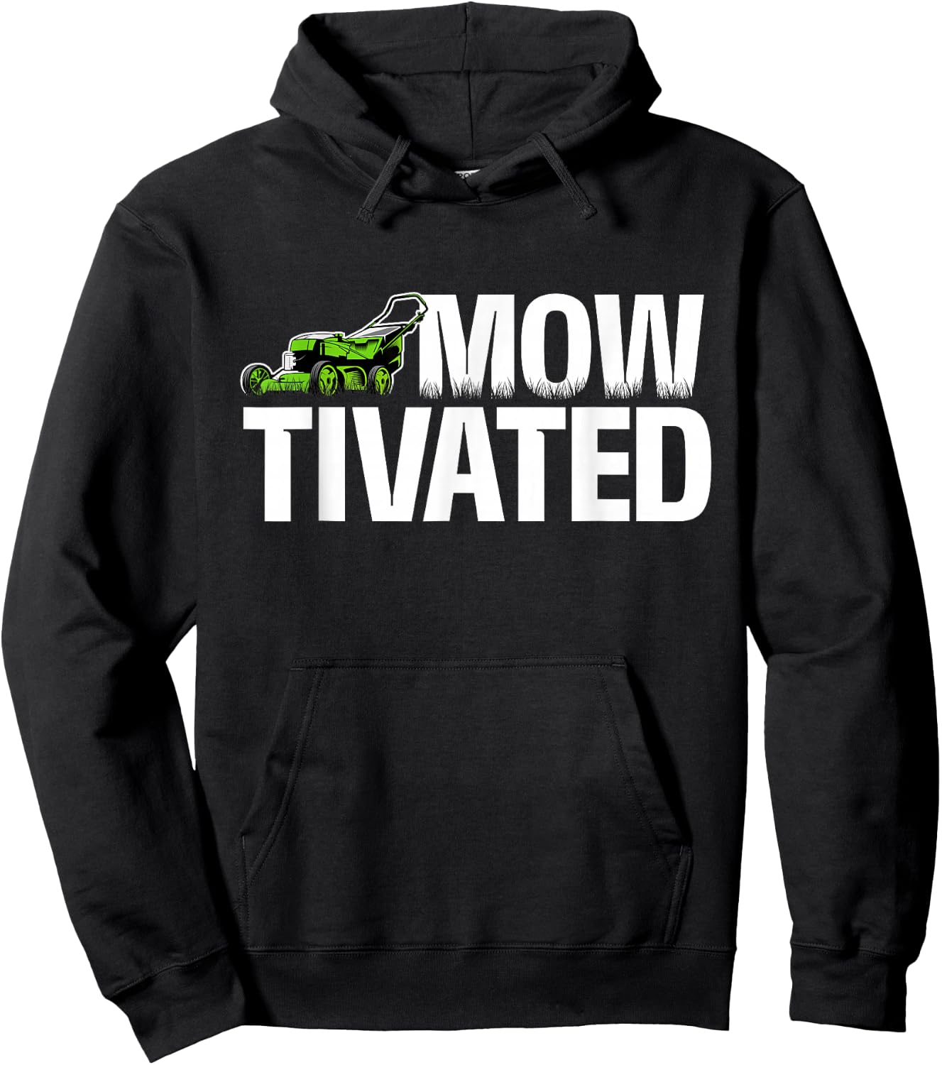 Mowtivated - Lawn Mower Landscaping Gardener Hoodie - Hoodie | Black