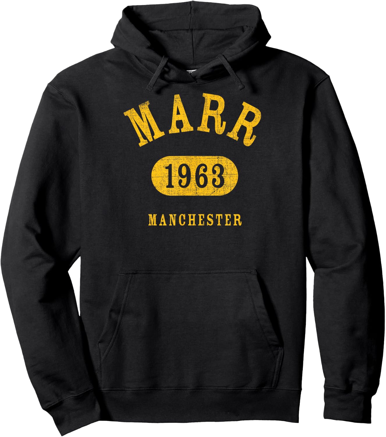 MARR Athletic Design With Details Hoodie - Hoodie | Black