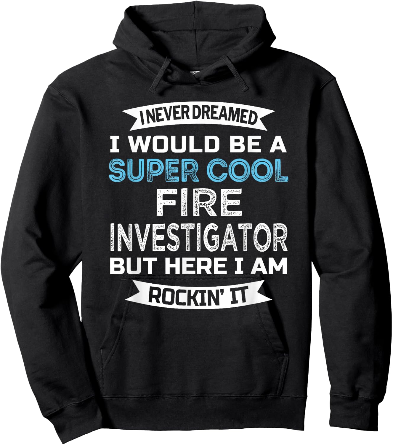 Fire Investigator Funny Job Hoodie - Hoodie | Black
