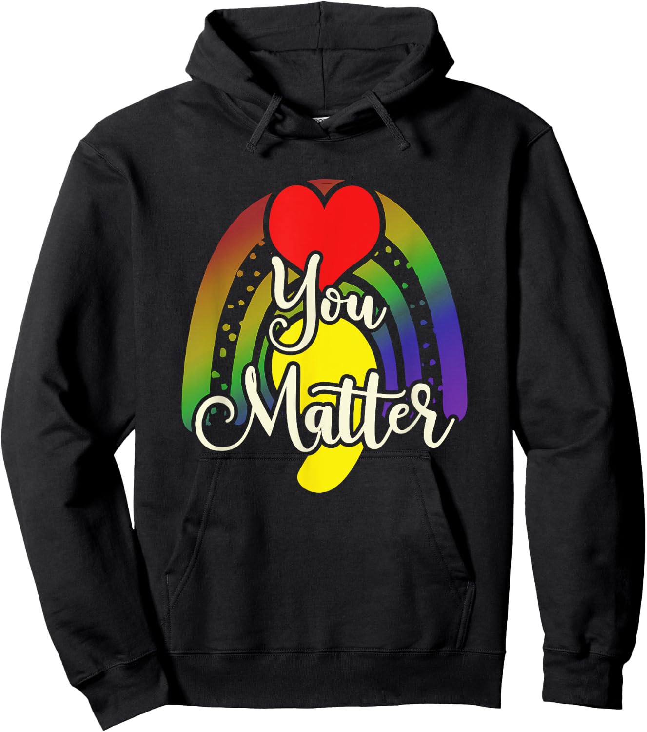 You Boho Rainbow Galaxy Star Matter Hoodie - Hoodie | Black