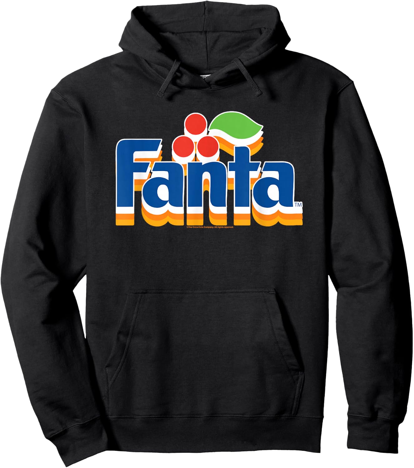 Coca-Cola - Stacked Fanta Logo Hoodie - Hoodie | Black